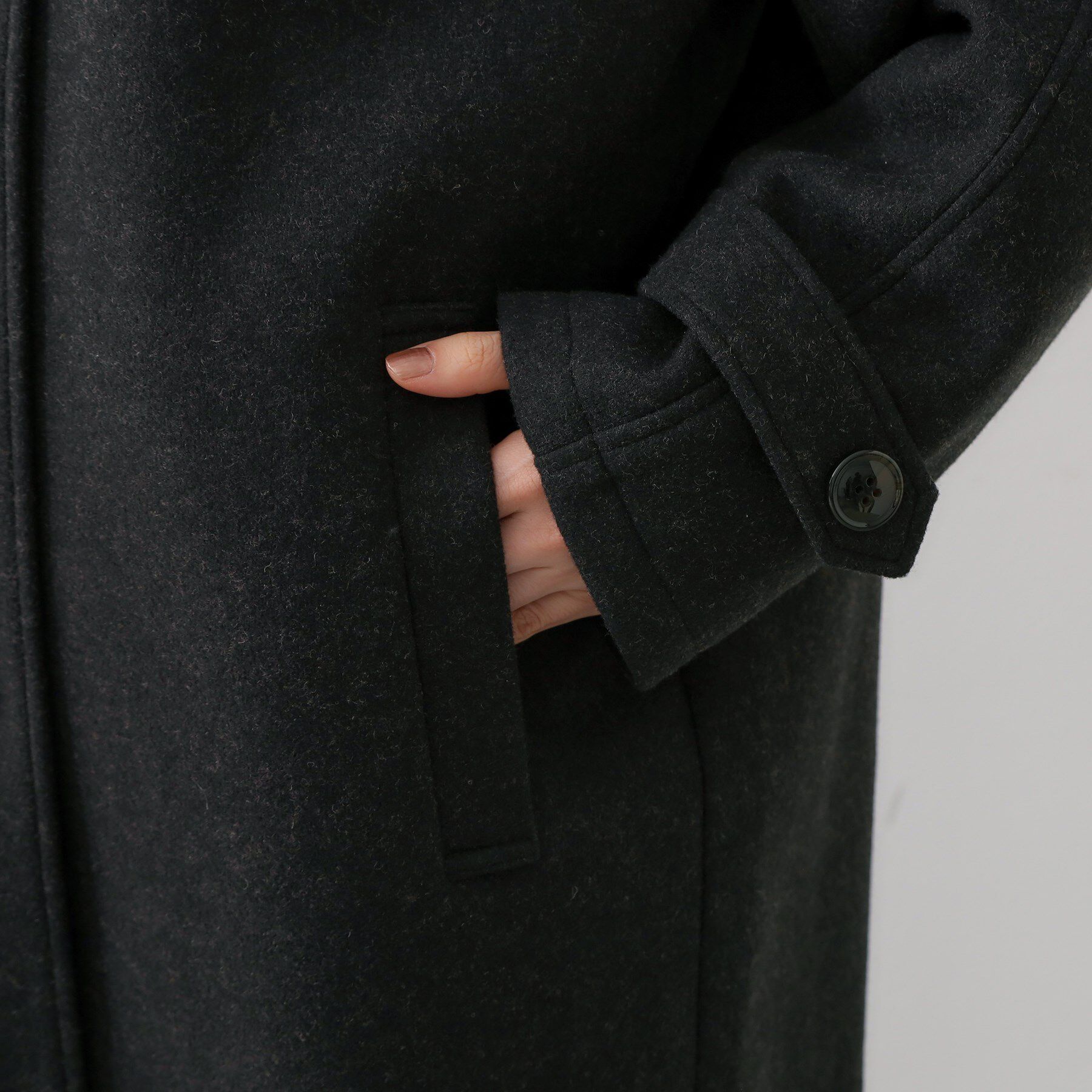 THE SHOP TK「ジャージメルトンスタンドカラーコート」|その他|