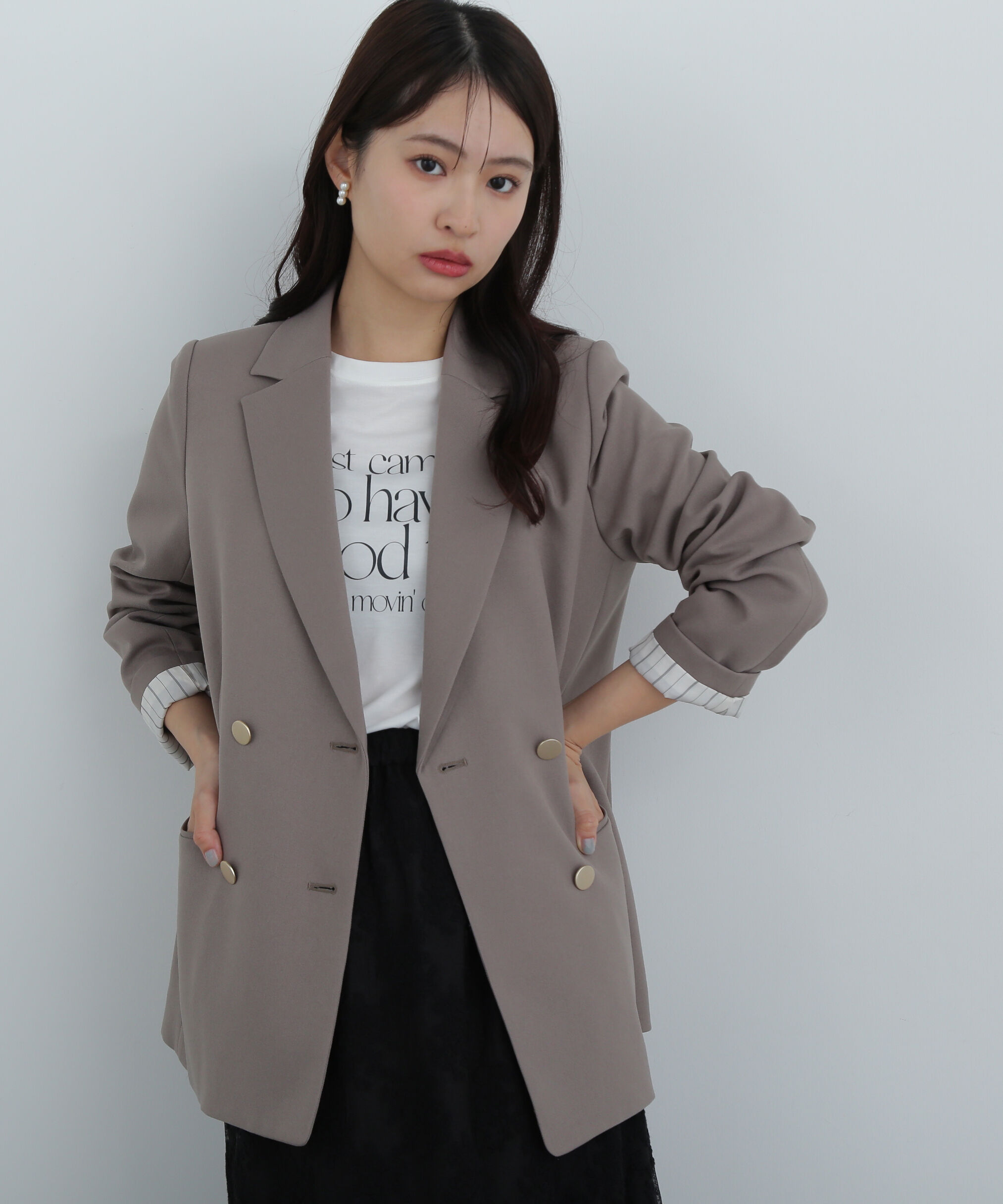  「ダブルブレストテーラードジャケット」|その他|