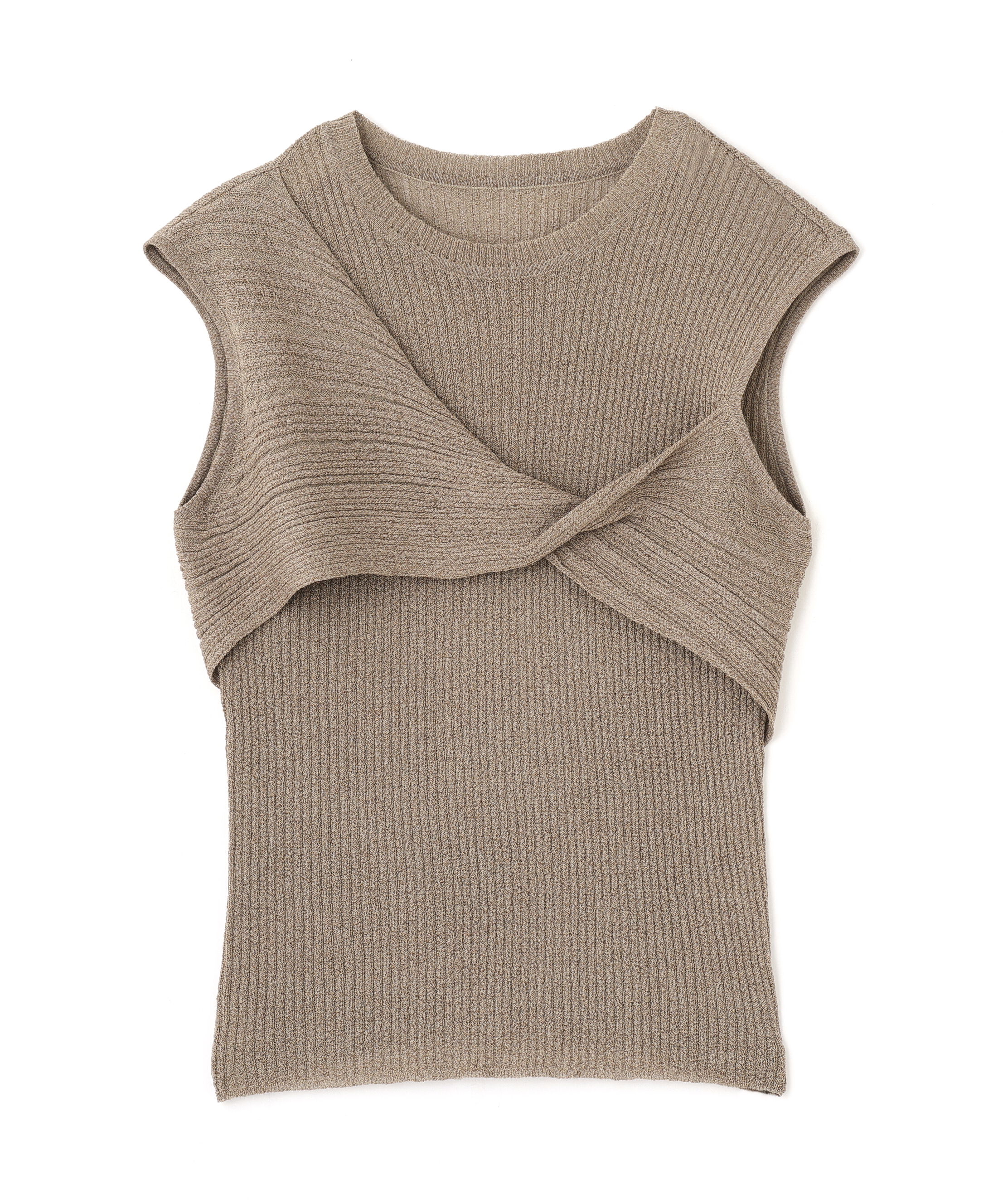  「フロントツイストリブニット」|ニット・セーター|