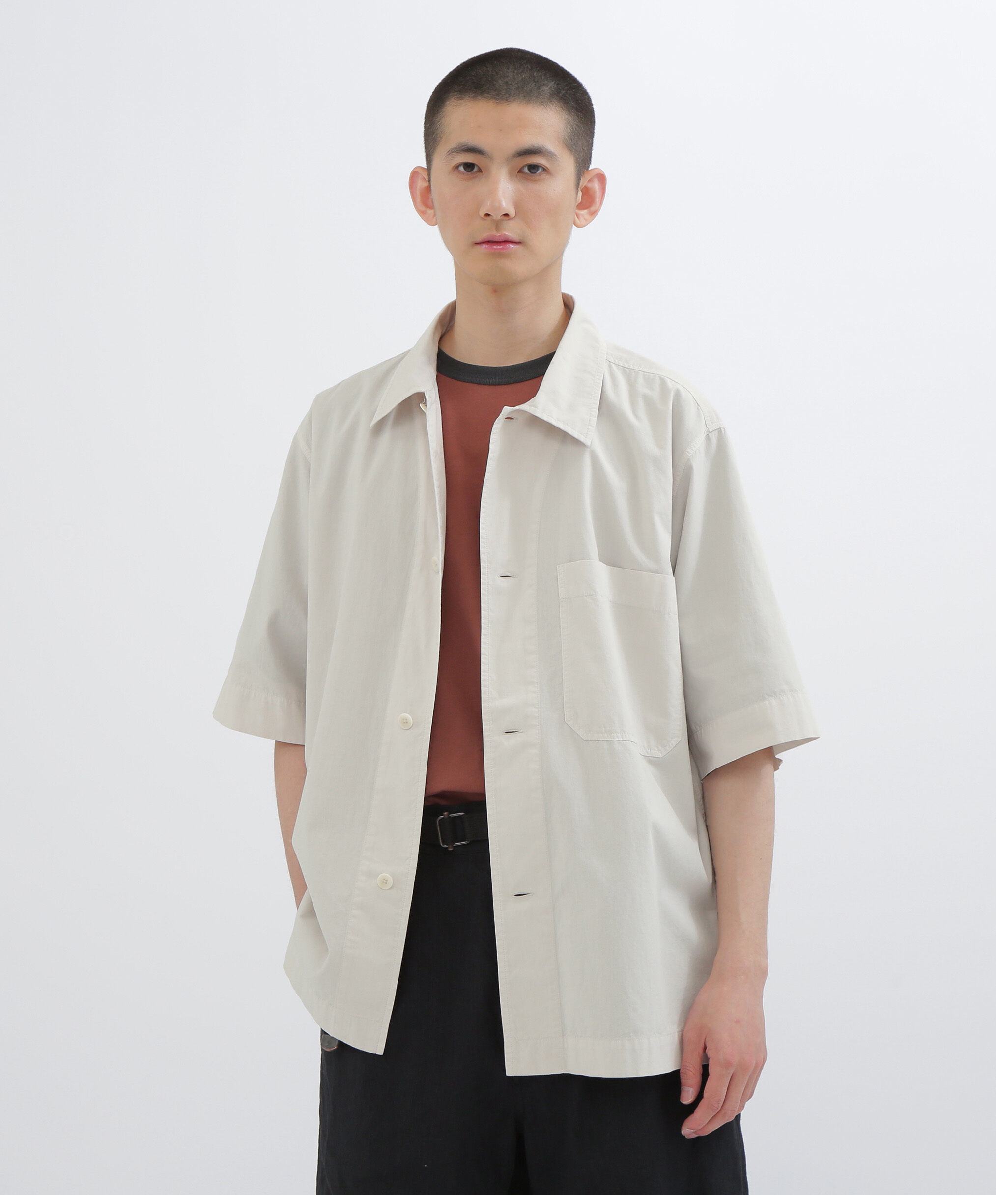 MHL.「ORGANIC COTTON SHIRTING SHIRT」|シャツ・ブラウス|ECRU2