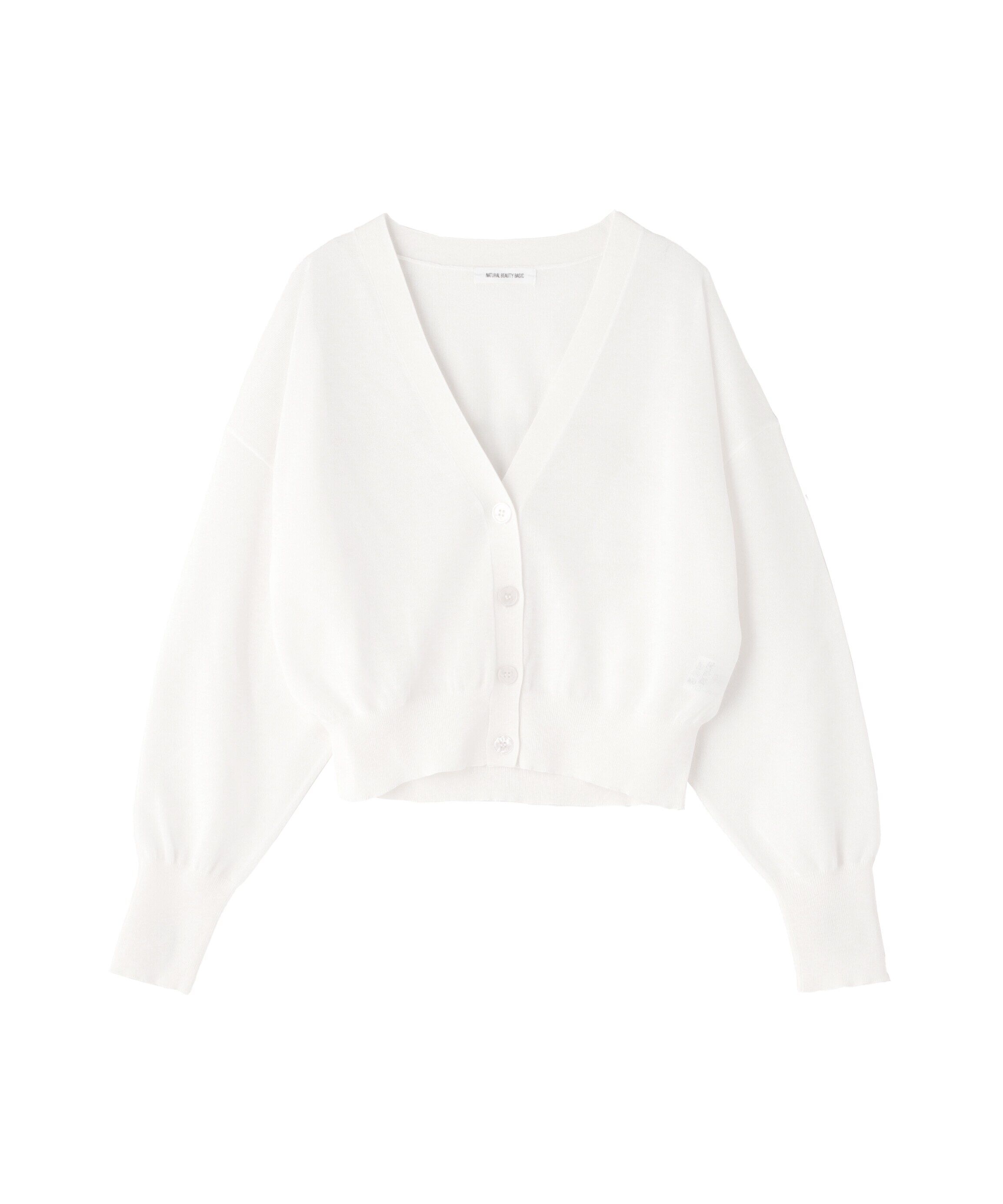  「クロップドシアーカーディガン」|ニット・セーター|