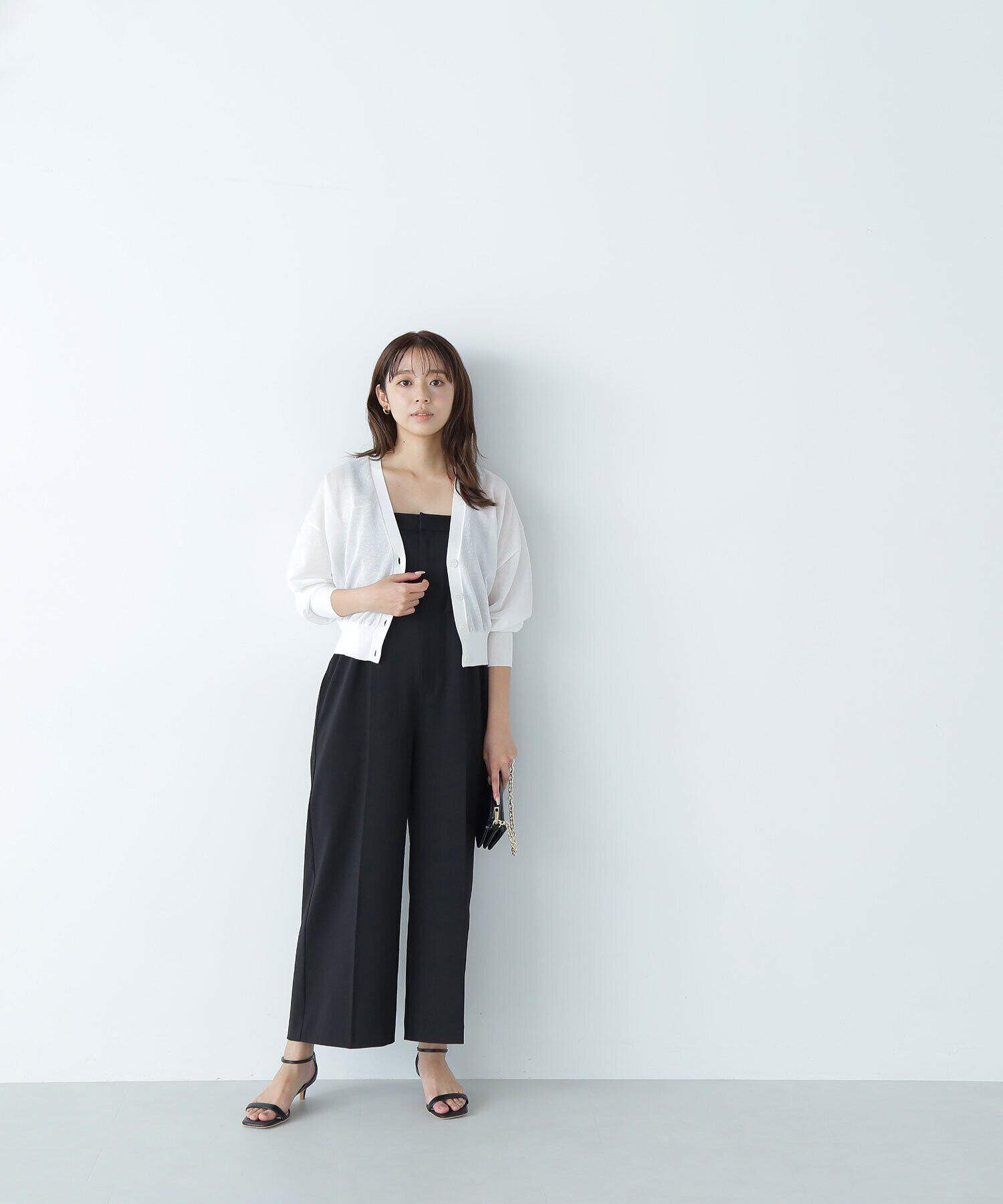  「クロップドシアーカーディガン」|ニット・セーター|