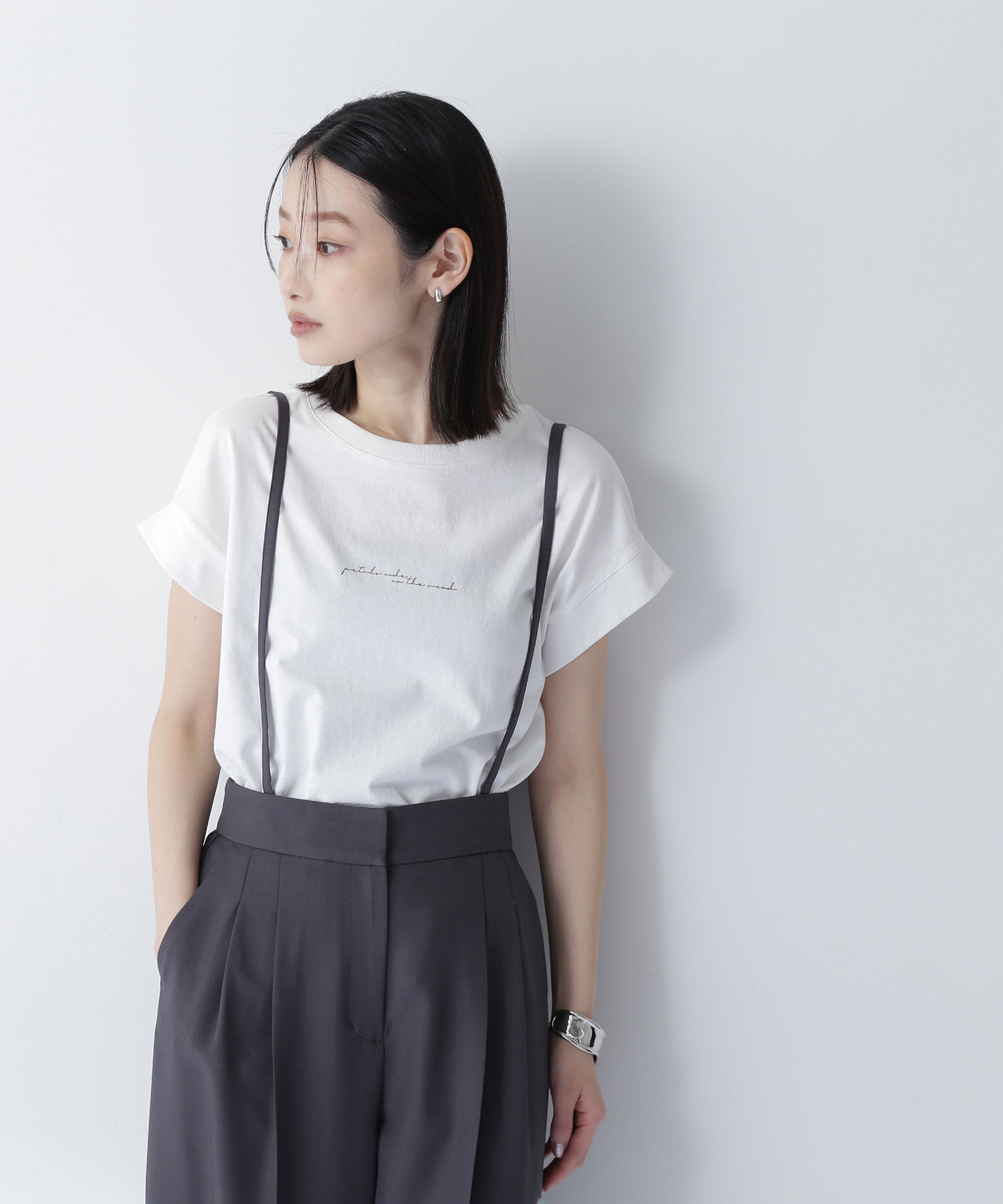  「切替スリーブロゴTシャツ」|Tシャツ・カットソー|