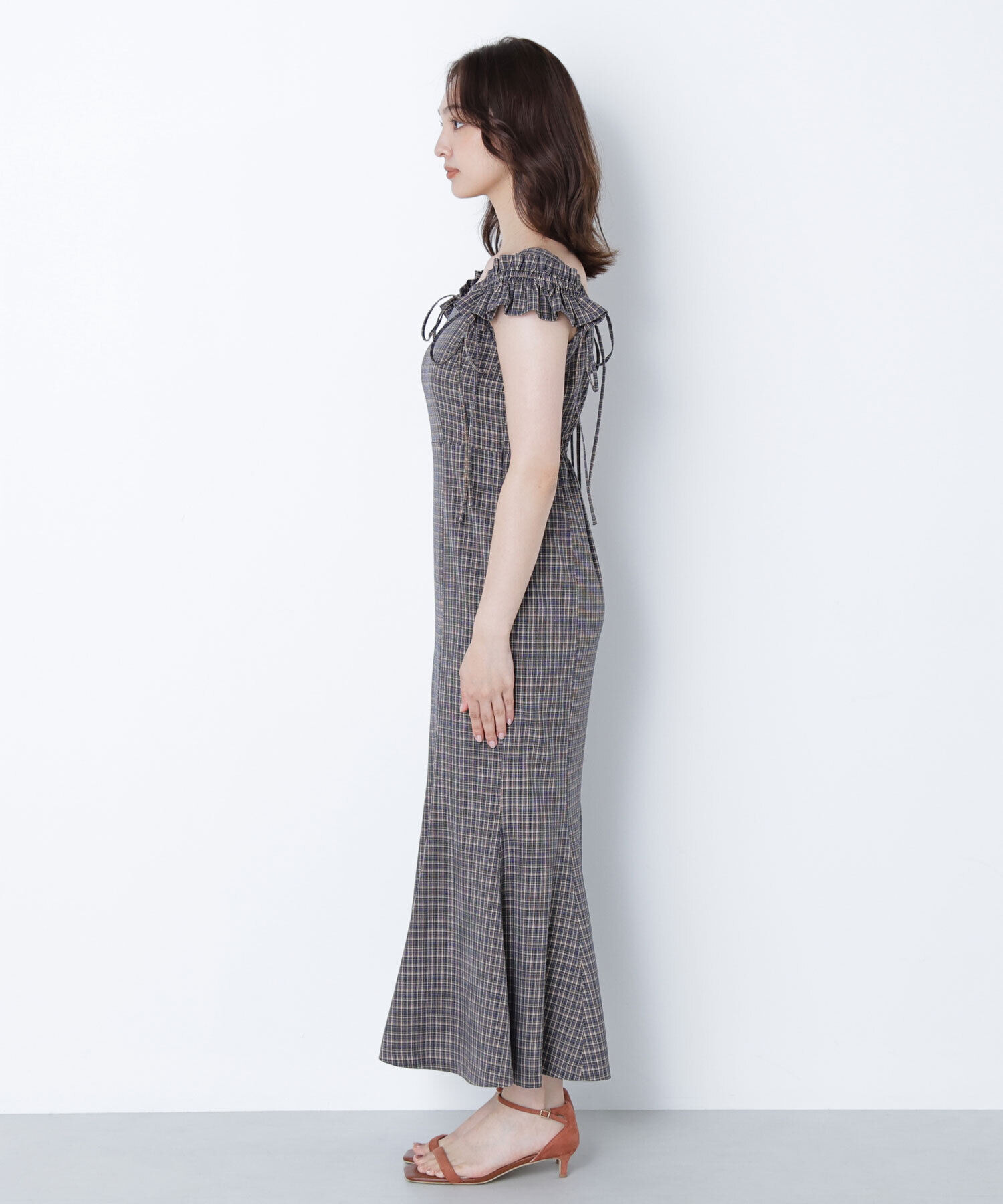  「チェックキャミワンピース」|ワンピース|