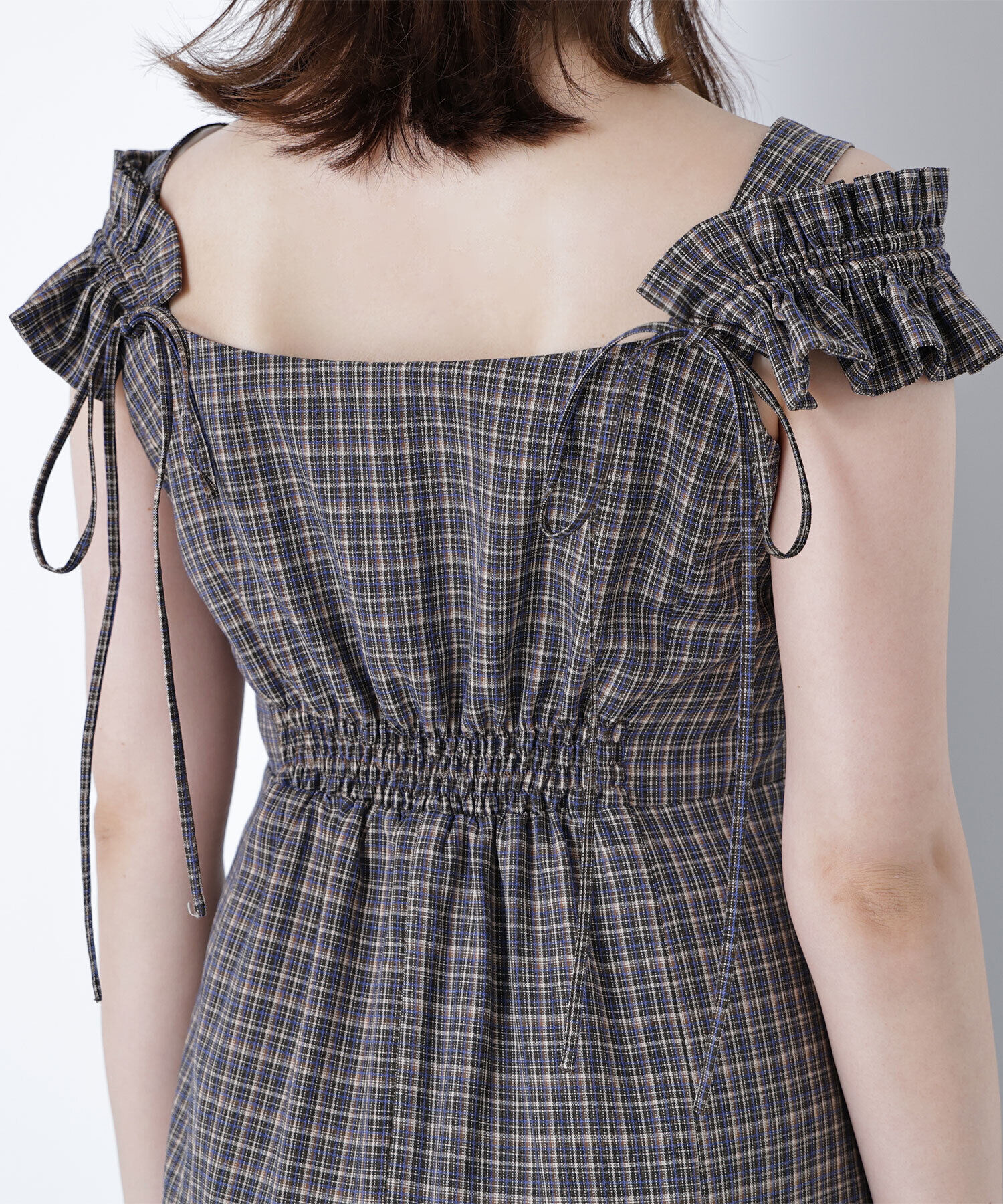  「チェックキャミワンピース」|ワンピース|