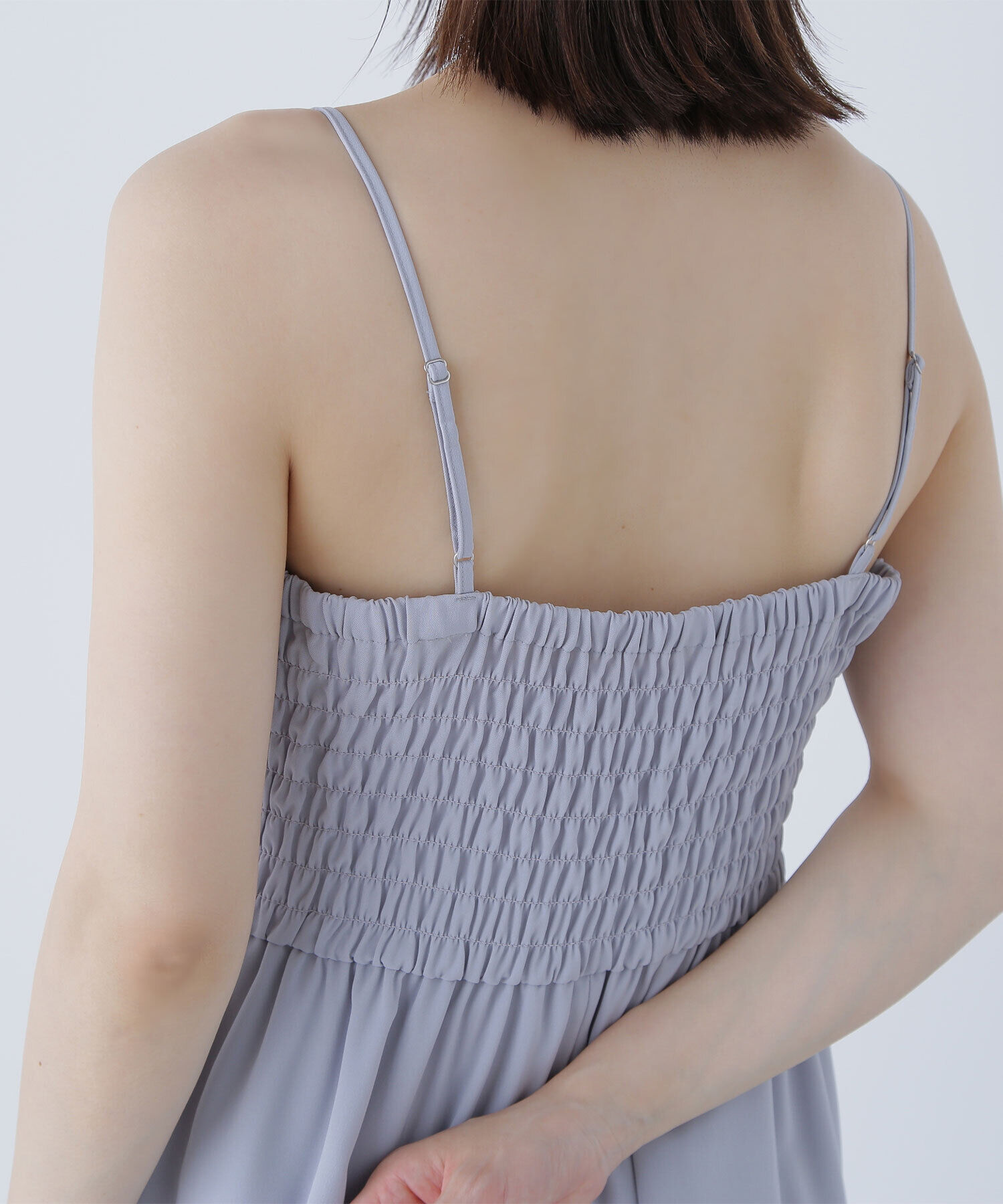  「クロップドポケットシャツ＆オールインワン」|ワンピース|