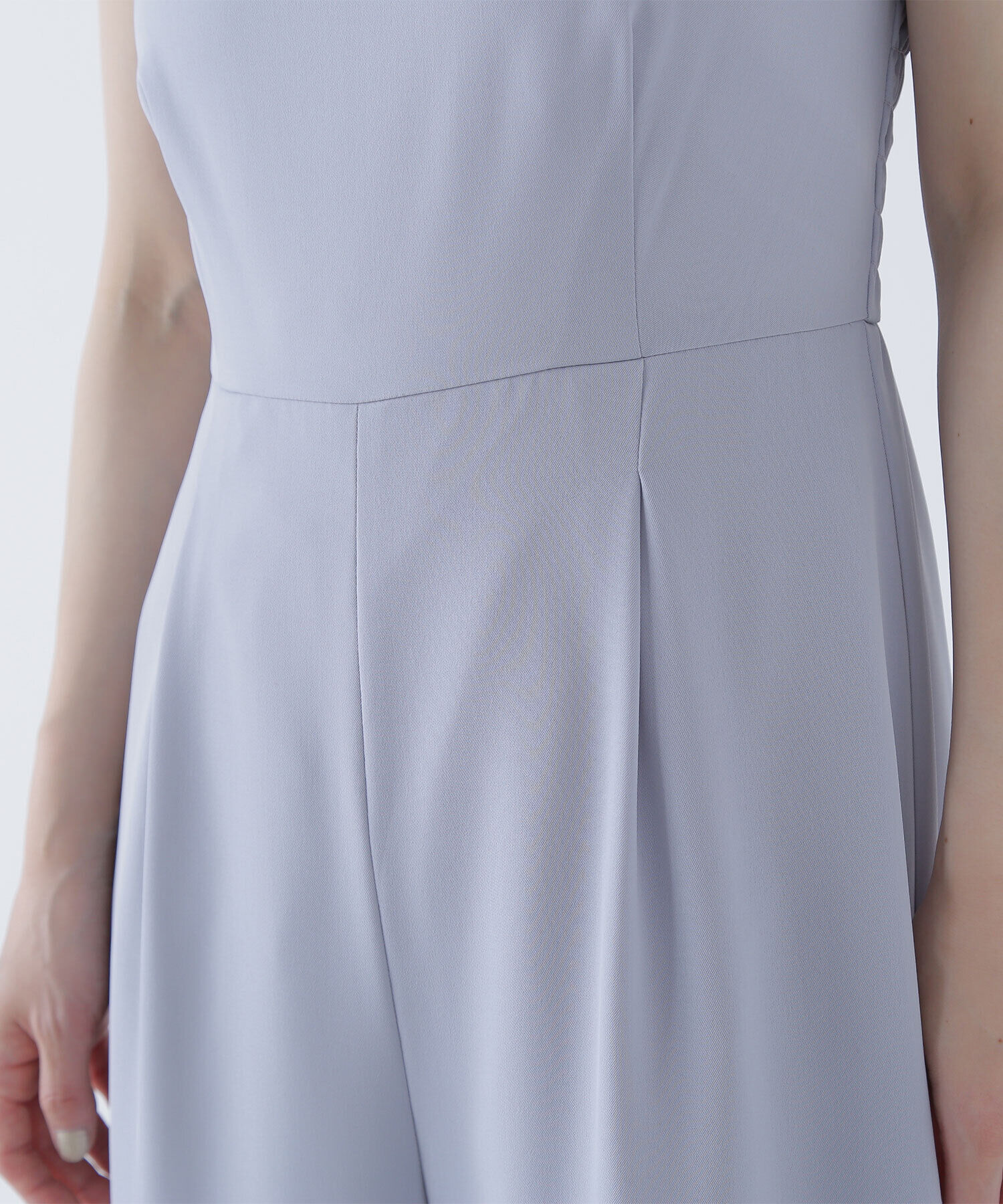  「クロップドポケットシャツ＆オールインワン」|ワンピース|