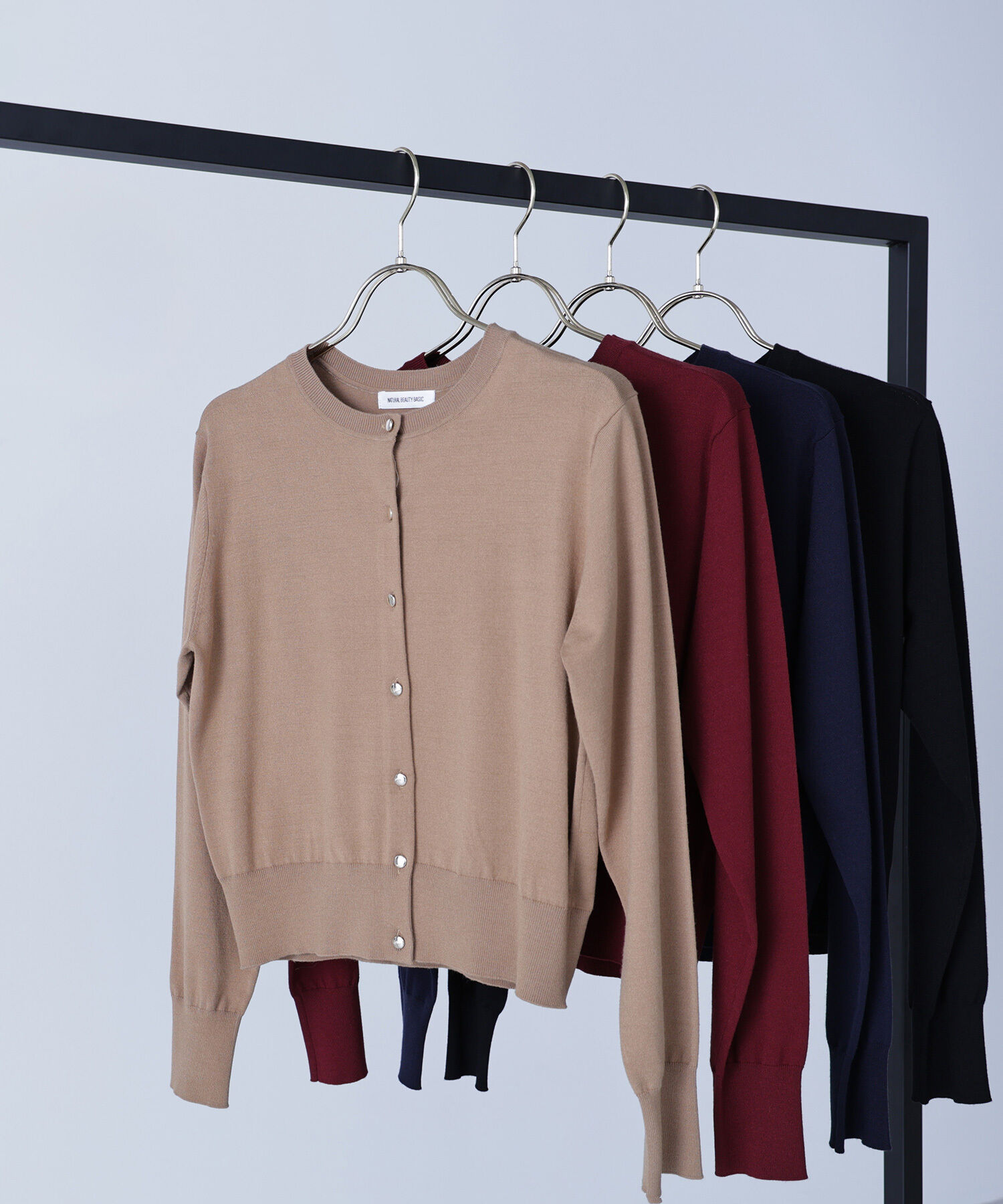  「オータムベーシックカーディガン」|ニット・セーター|ベージュ