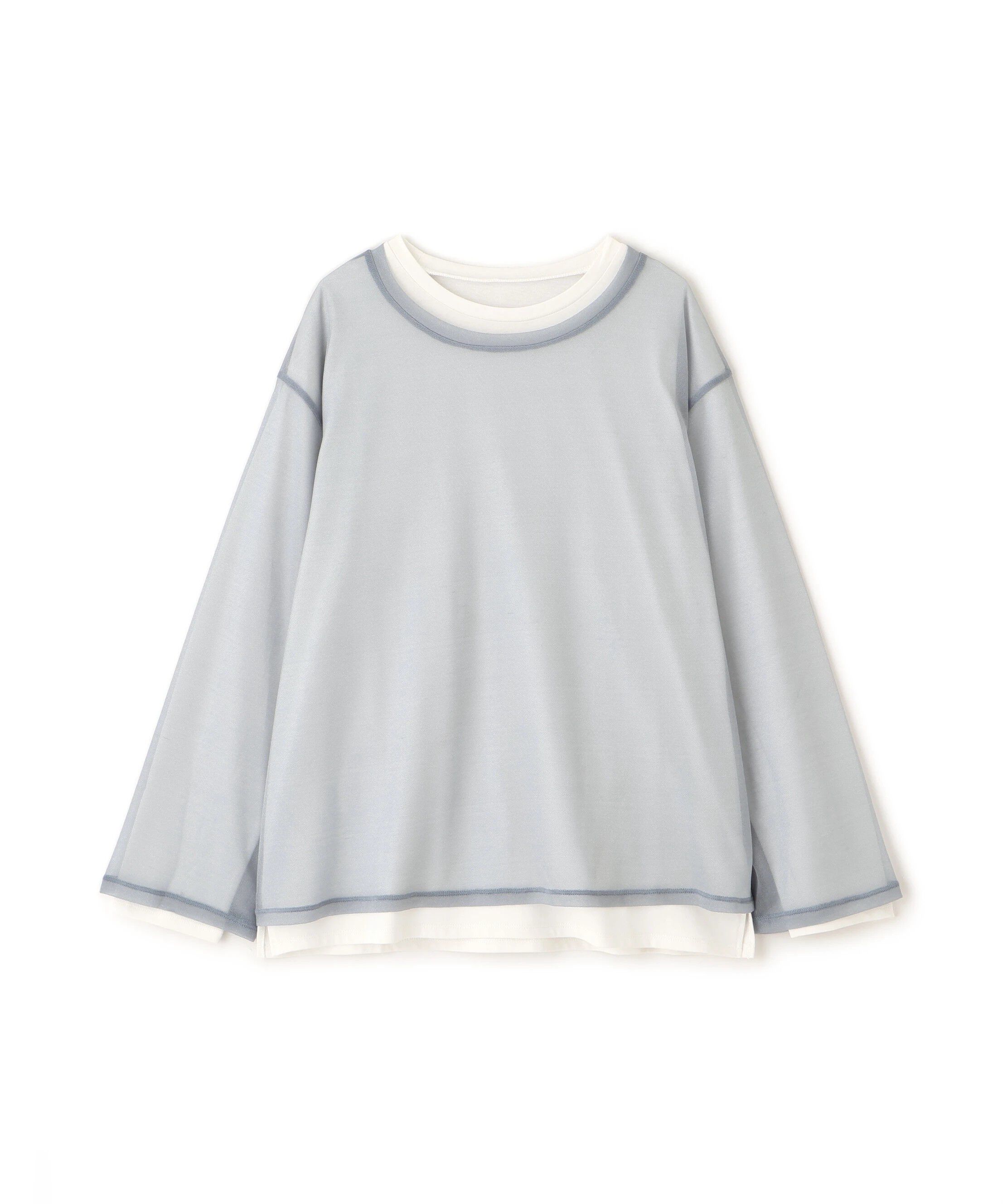  「シアーレイヤードカットソー」|Tシャツ・カットソー|