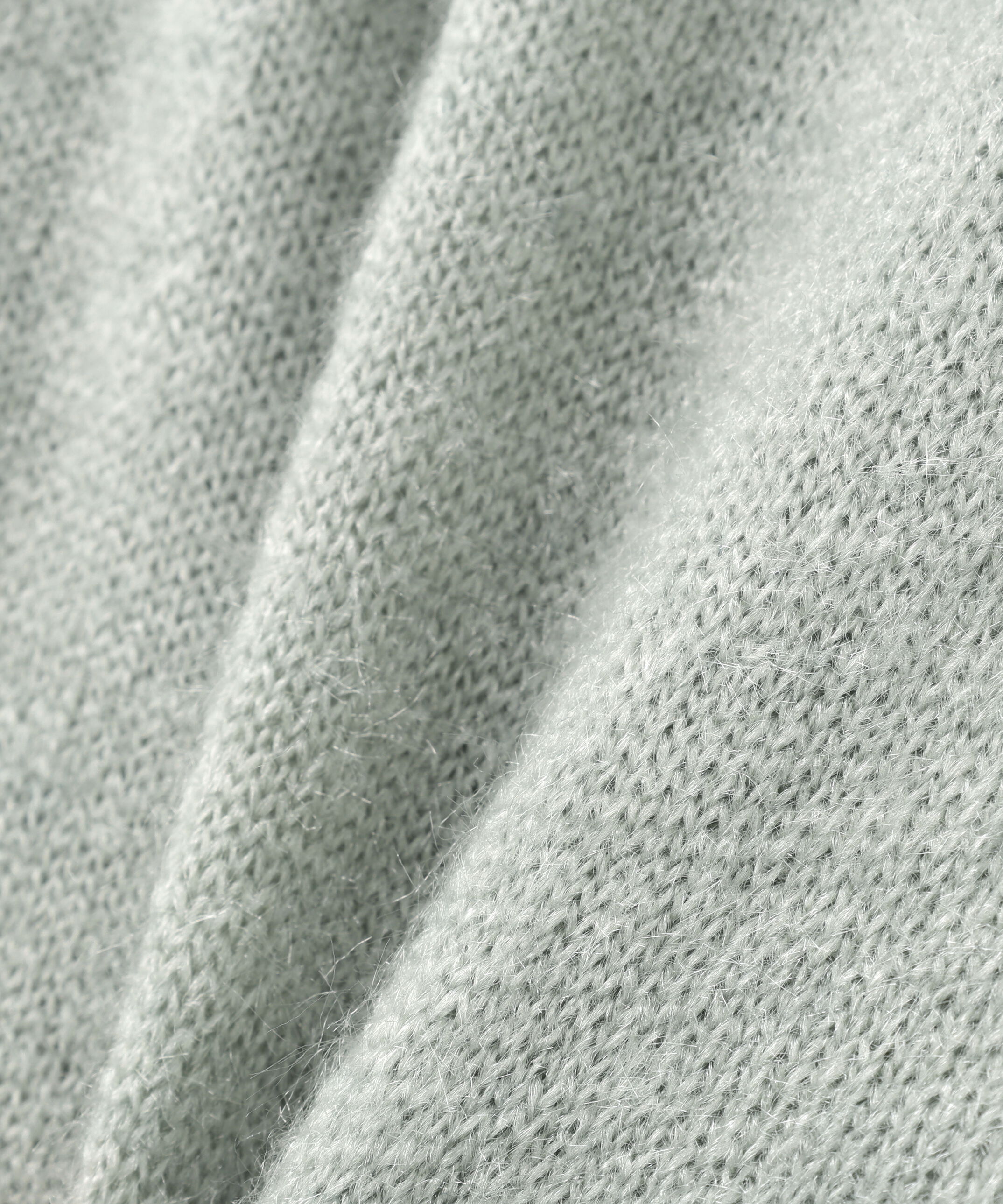  「パールボタンヘアリーニット」|ニット・セーター|