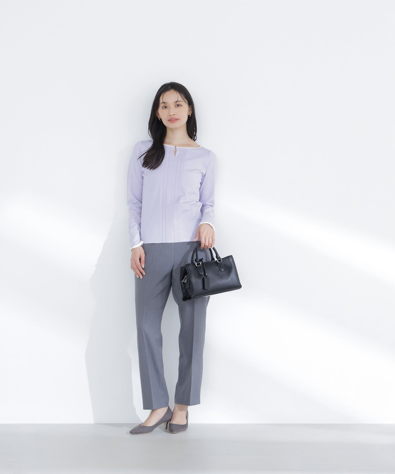  「メランジシャークスキン SETUP ストレートパンツ」|その他|