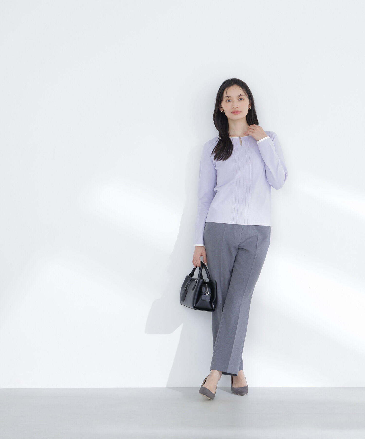  「メランジシャークスキン SETUP ストレートパンツ」|その他|