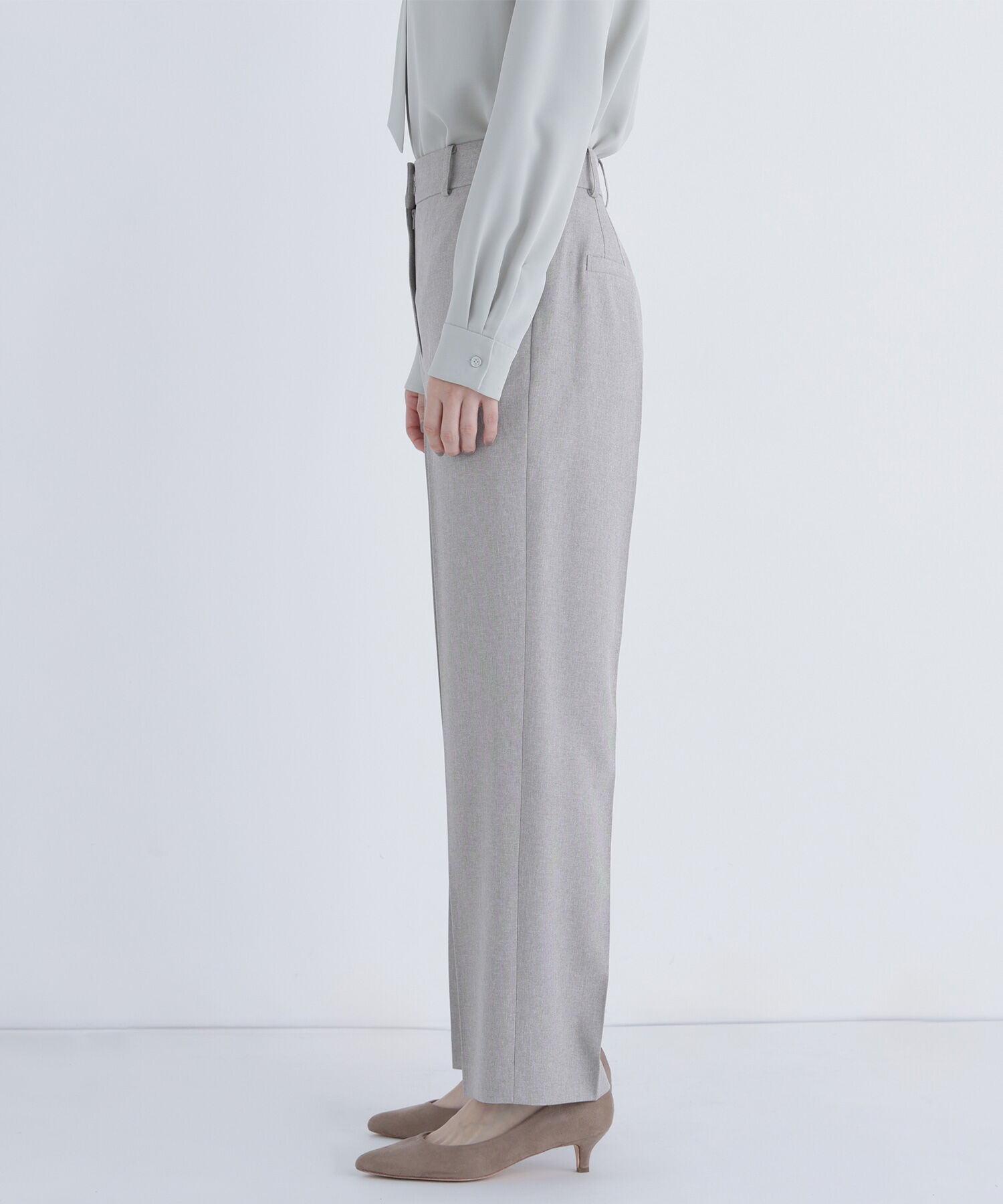  「メランジシャークスキン SETUP ストレートパンツ」|その他|