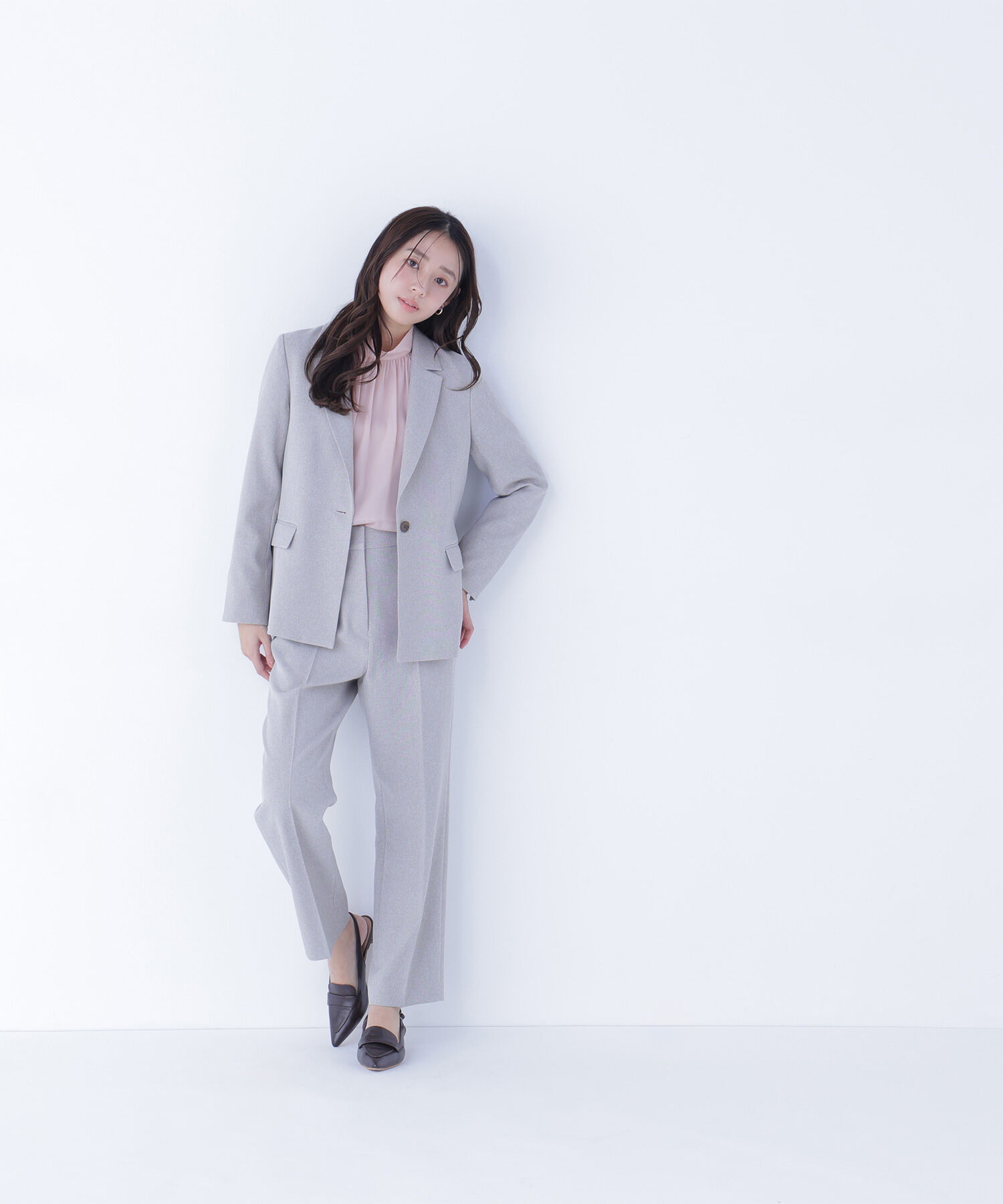  「メランジシャークスキン SETUP ストレートパンツ」|その他|