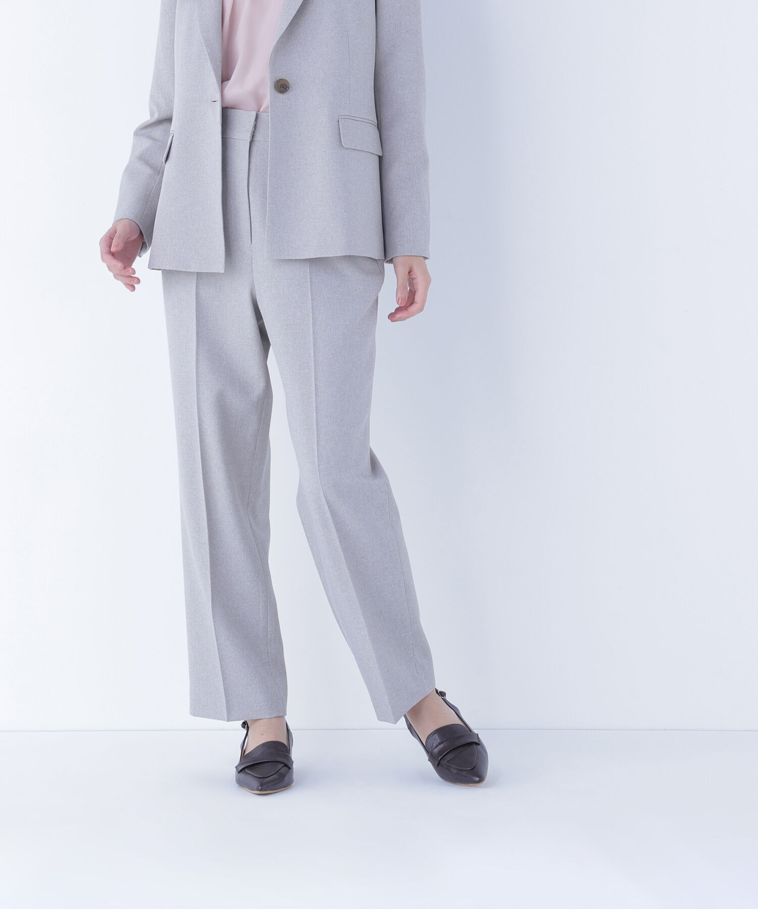  「メランジシャークスキン SETUP ストレートパンツ」|その他|