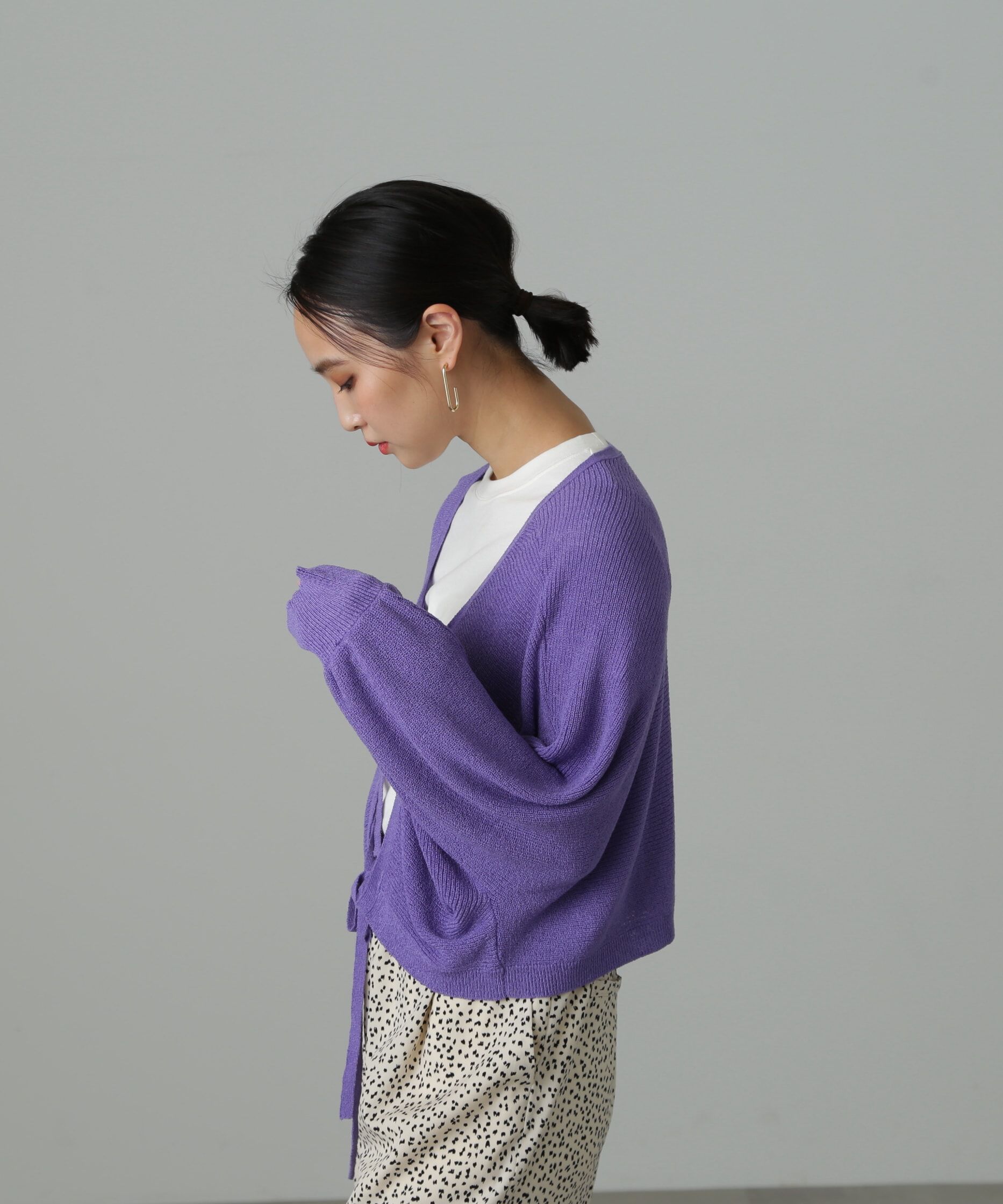  「前後2Wayリボンボレロ」|ニット・セーター|