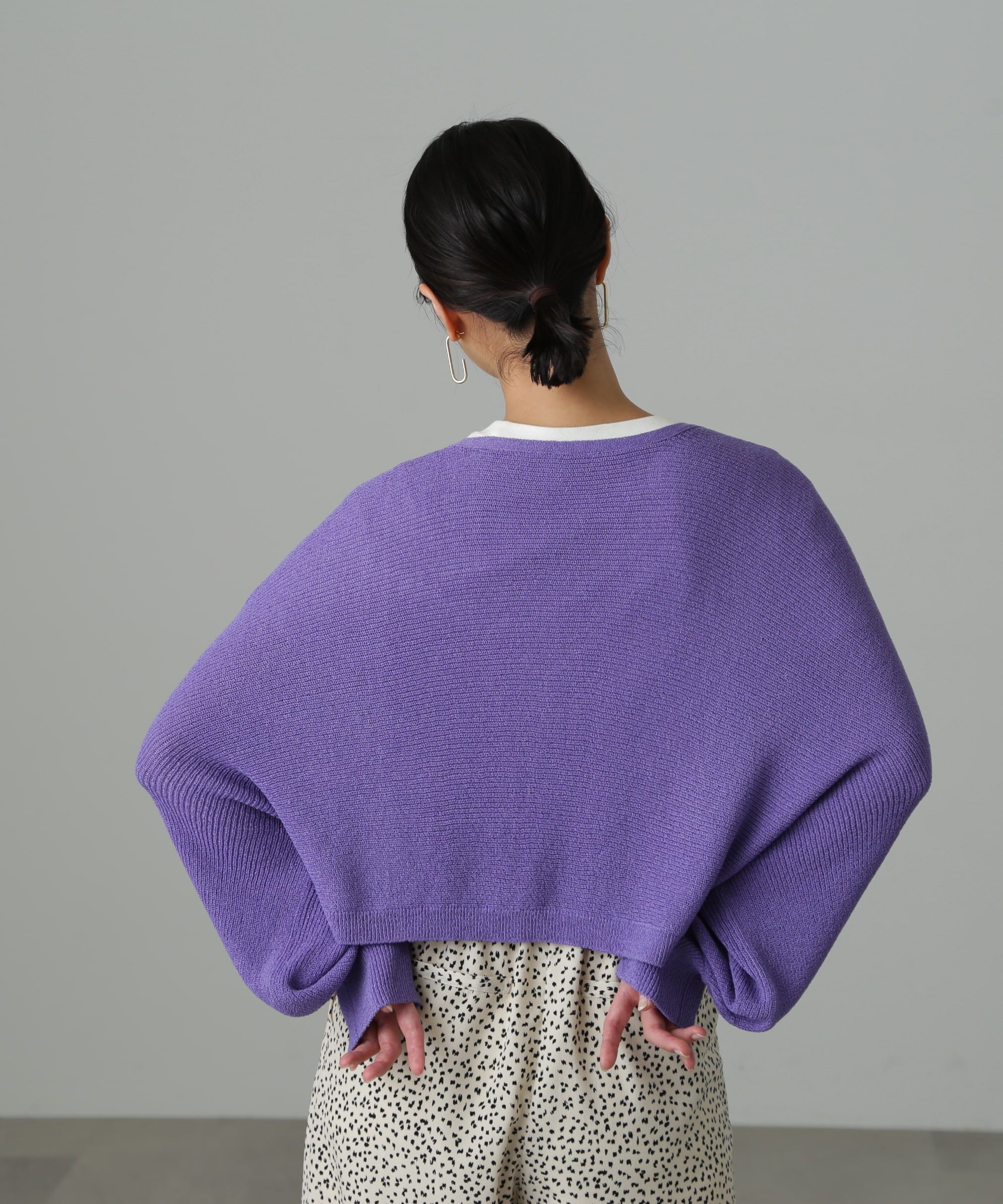  「前後2Wayリボンボレロ」|ニット・セーター|