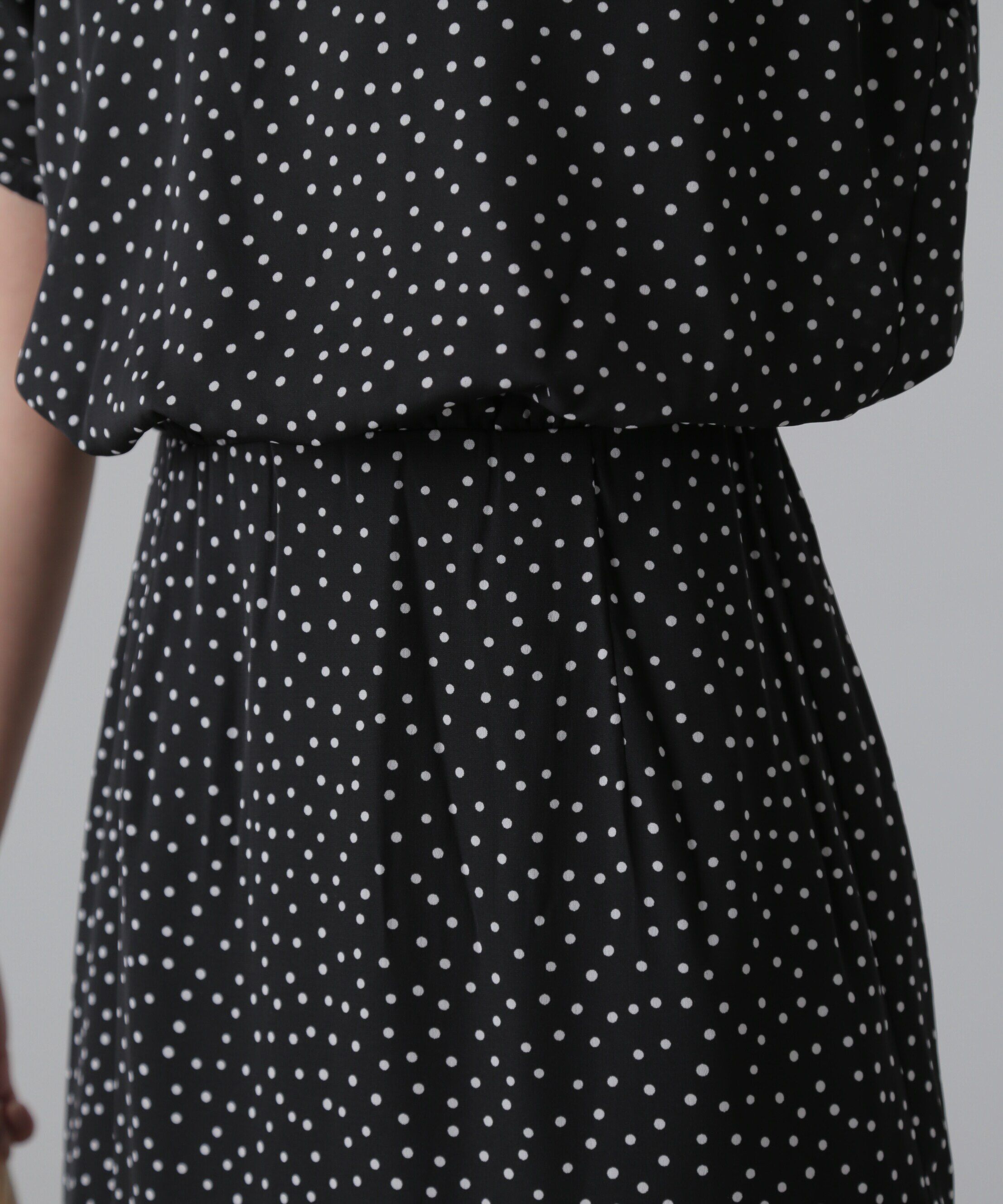  「ボリュームスリーブマーメイドワンピ―ス」|ワンピース|