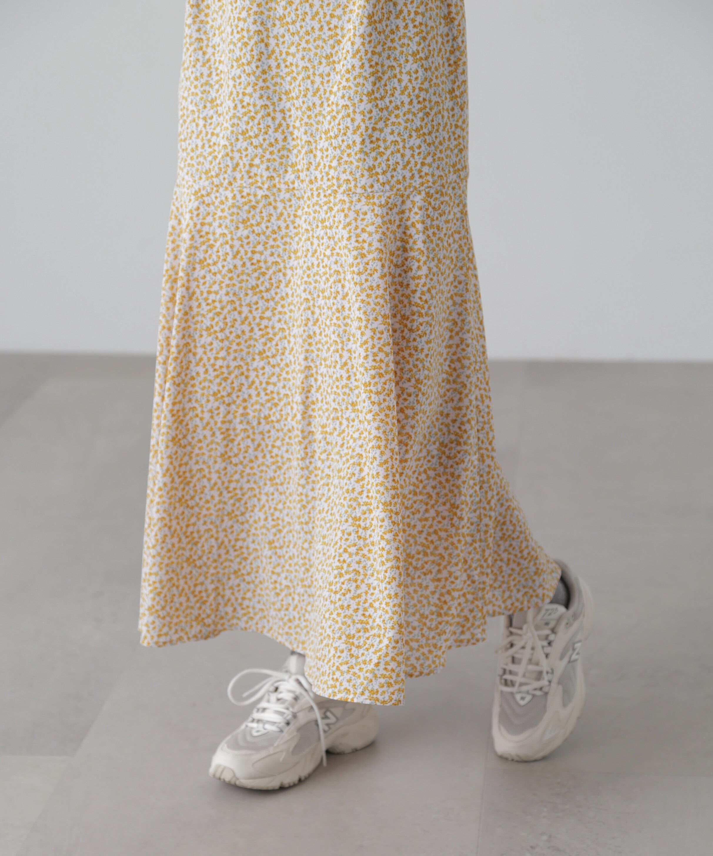  「ボリュームスリーブマーメイドワンピ―ス」|ワンピース|