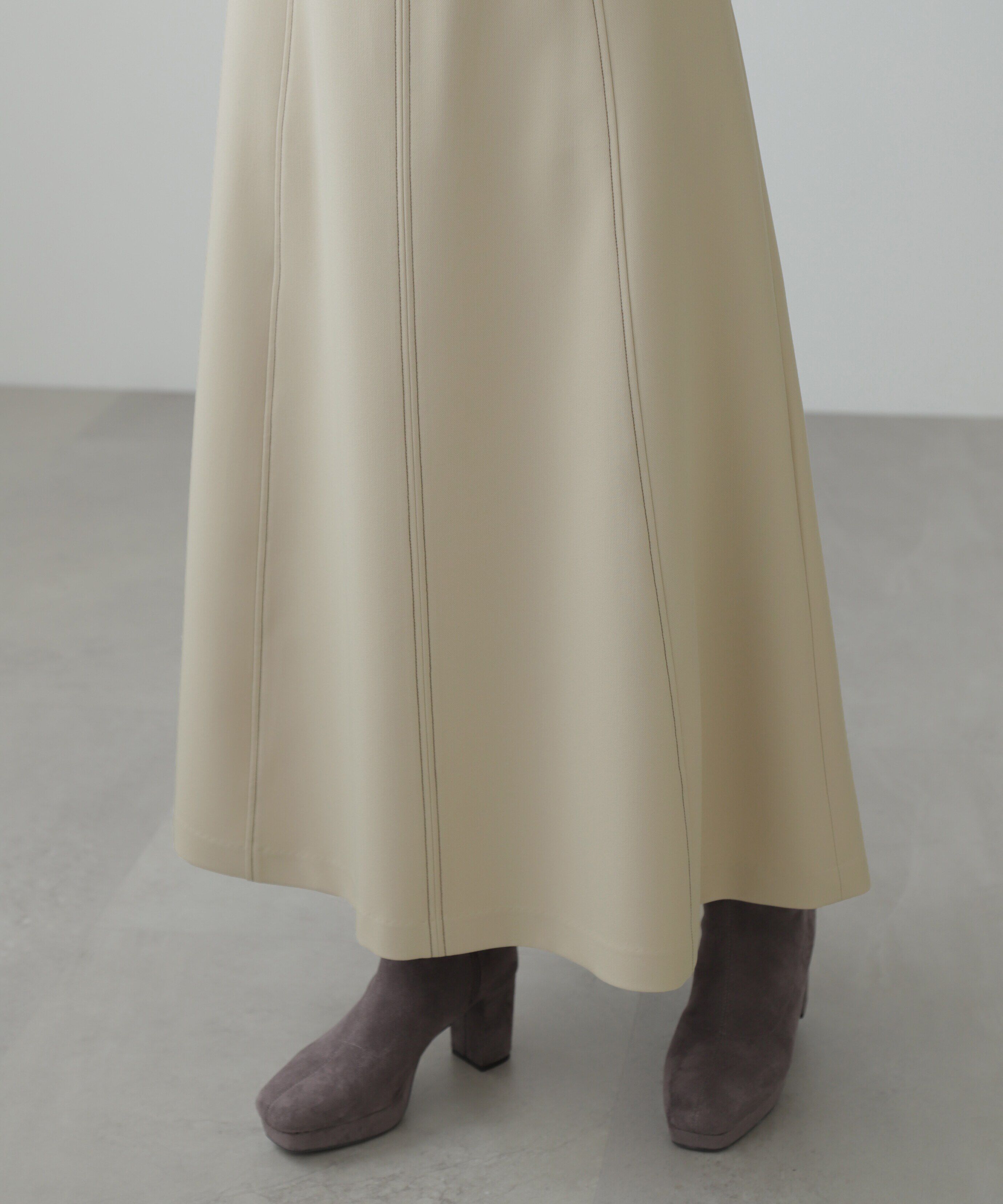  「配色ステッチジャンスカ」|ワンピース|