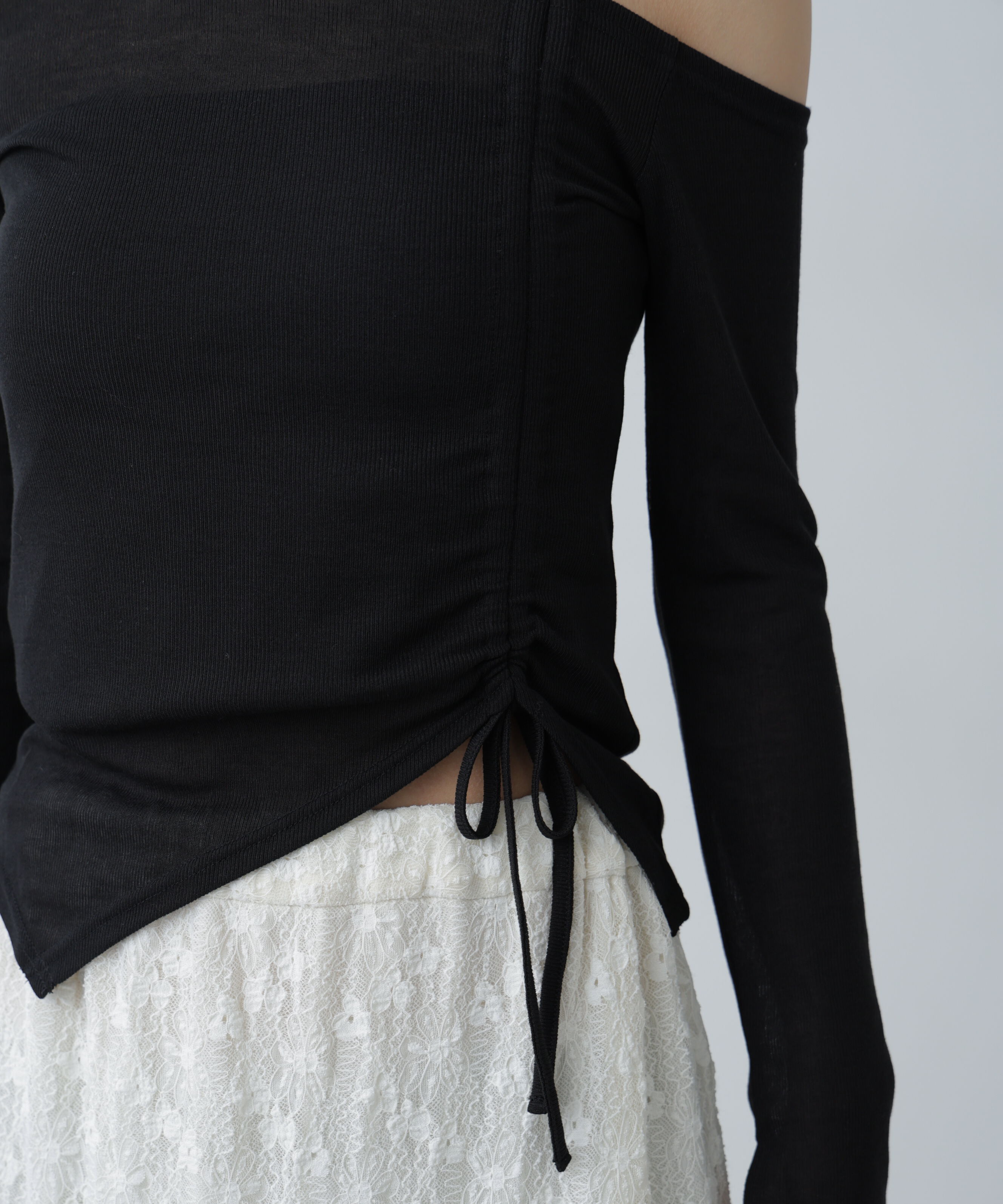  「ワンショルシャーリングテレコカットソー」|Tシャツ・カットソー|