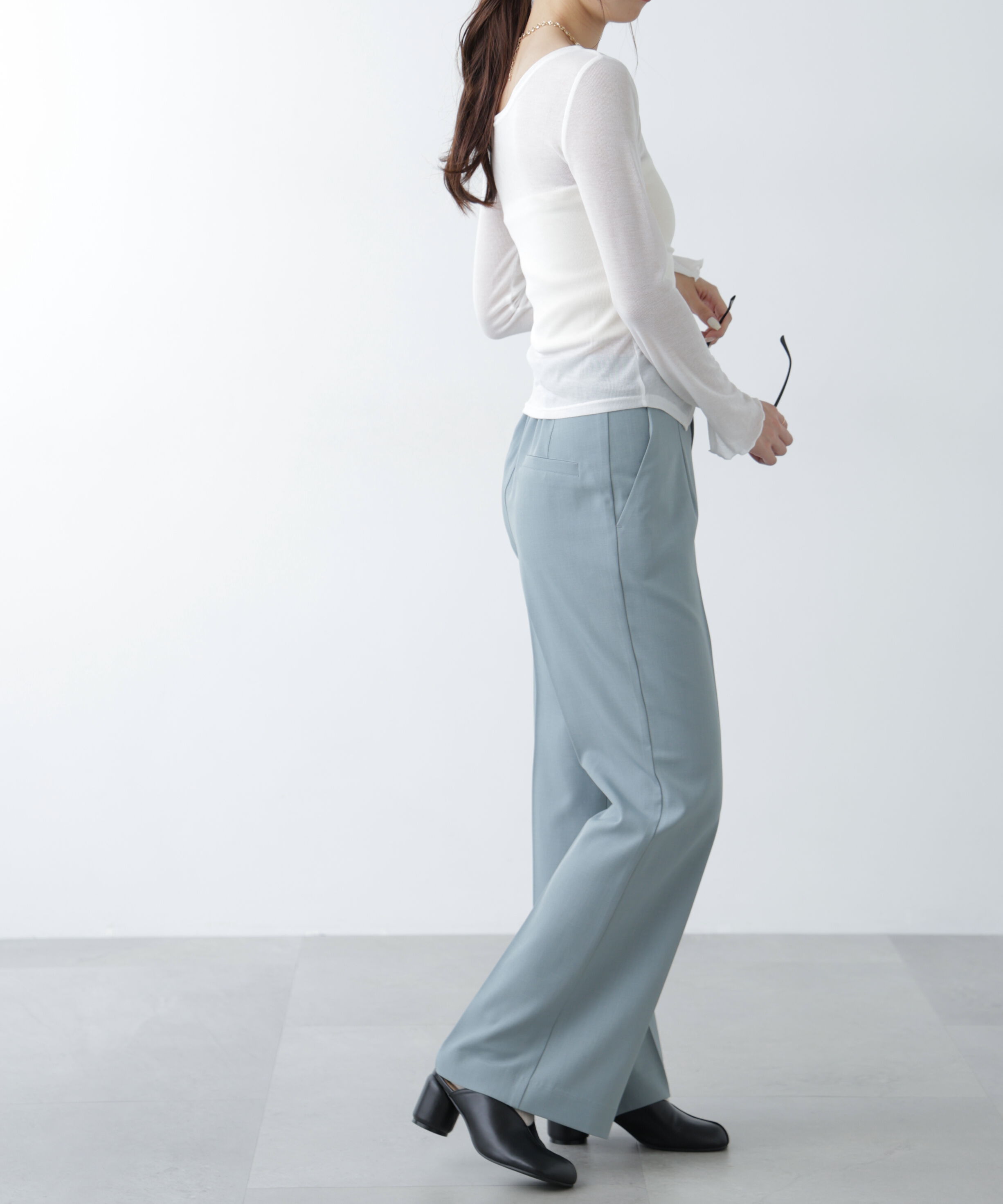  「ワンショルシャーリングテレコカットソー」|Tシャツ・カットソー|