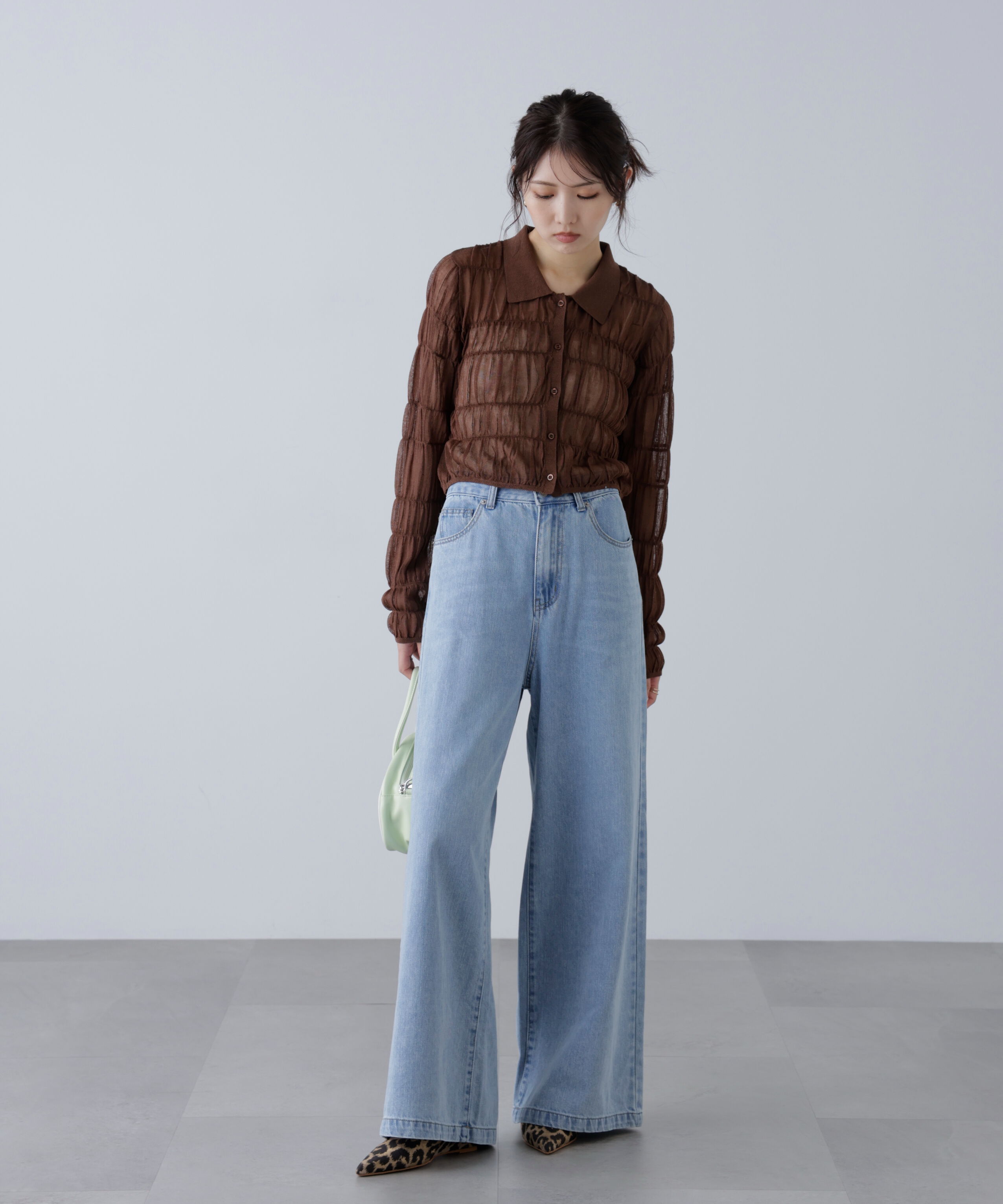  「甘織ワイドデニムパンツ」|その他|