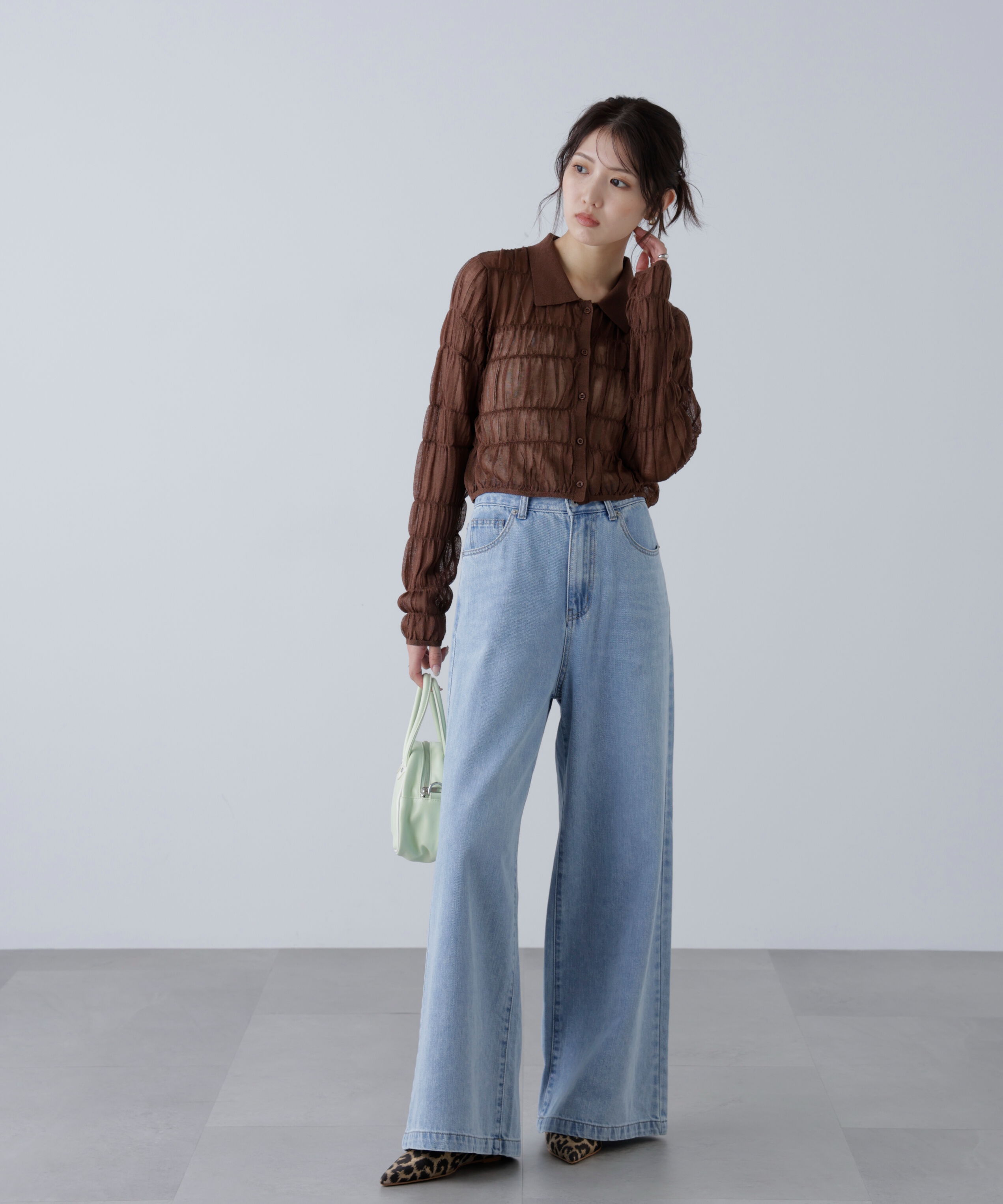  「甘織ワイドデニムパンツ」|その他|