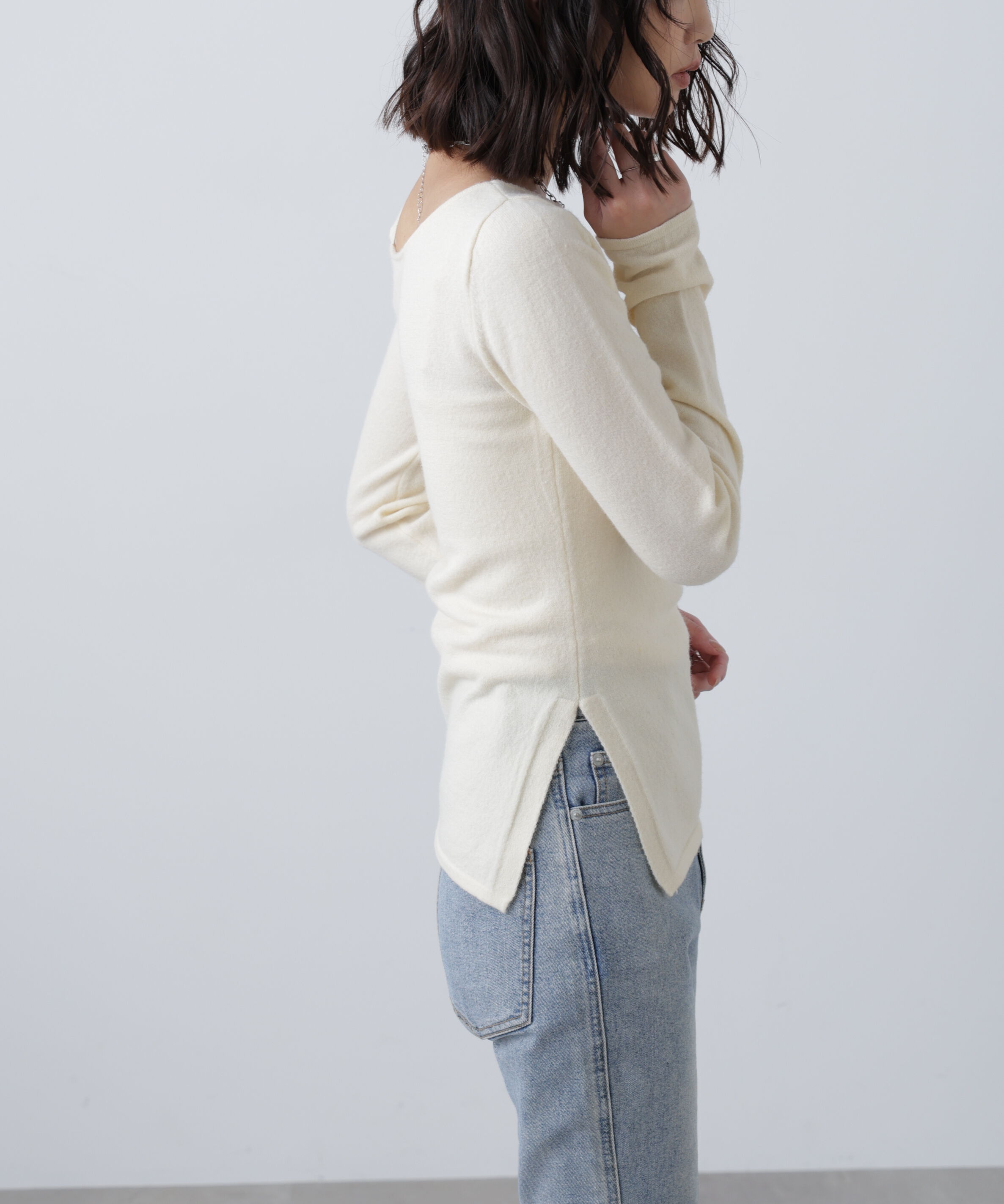  「ワンショルダーストラップニット」|ニット・セーター|