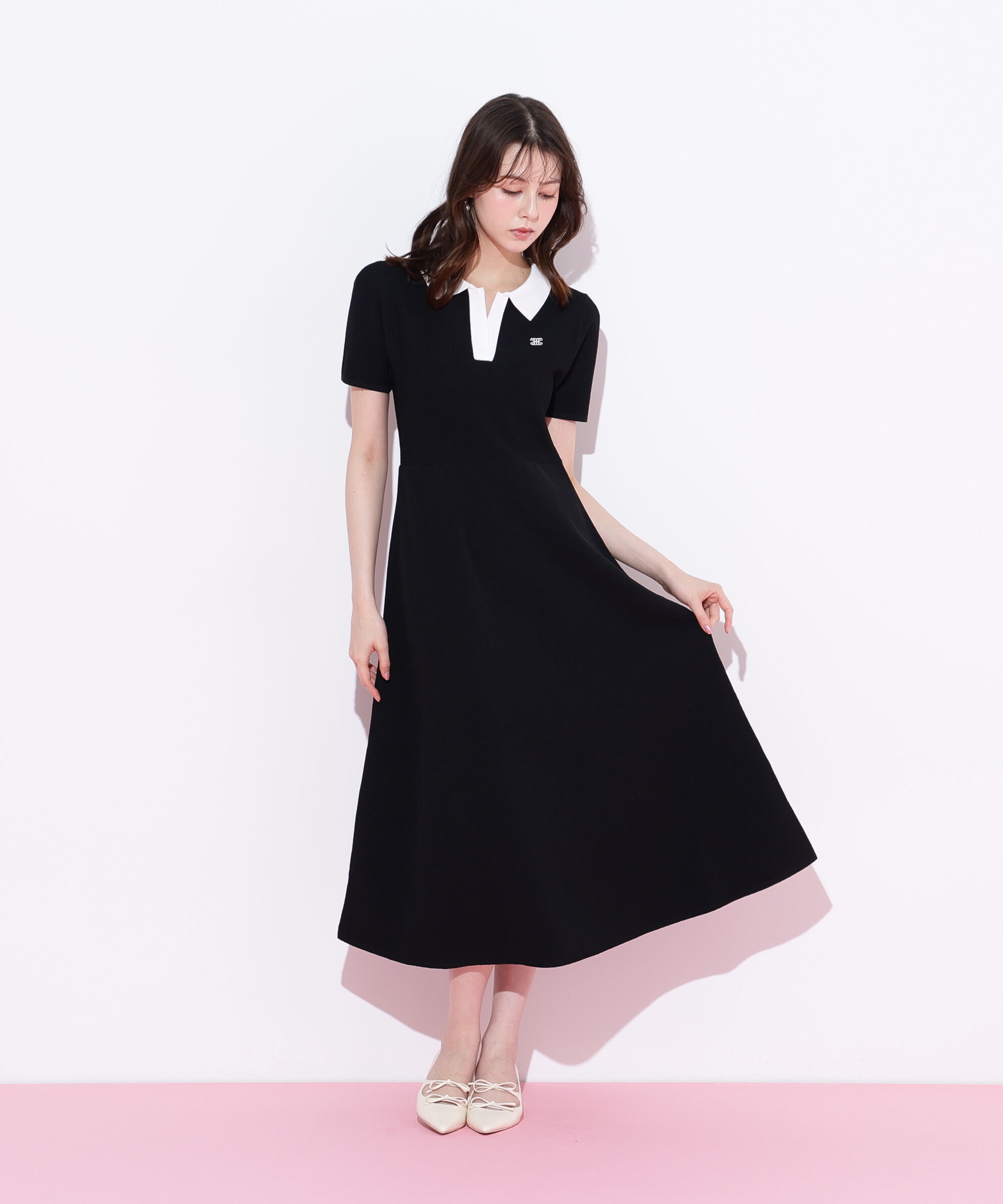  「ポロシャツワンピース」|ワンピース|