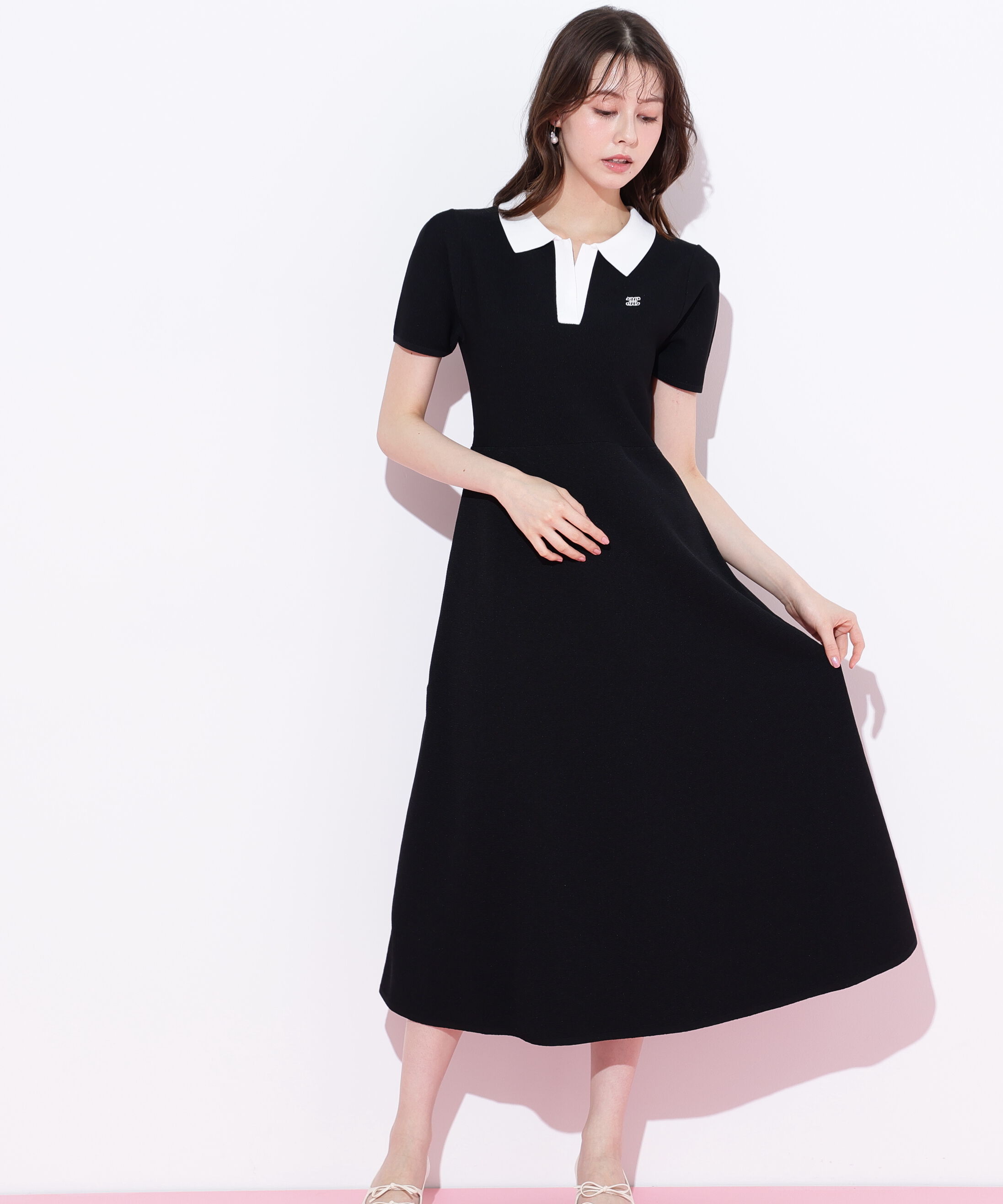  「ポロシャツワンピース」|ワンピース|