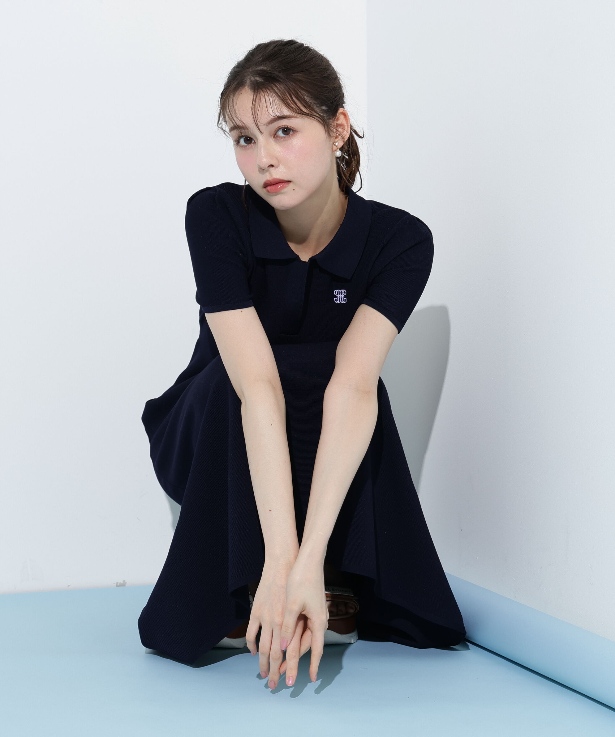  「ポロシャツワンピース」|ワンピース|