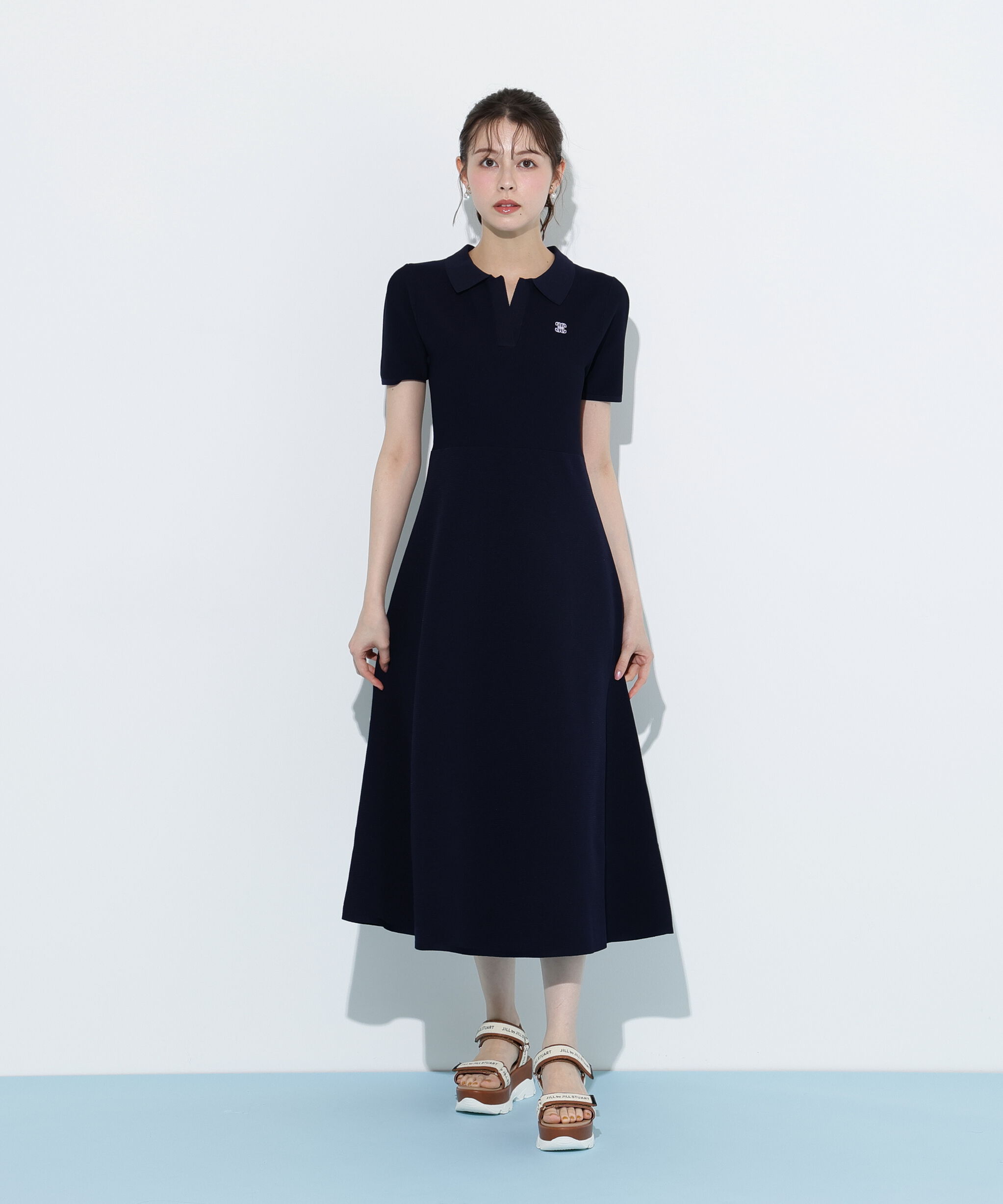  「ポロシャツワンピース」|ワンピース|
