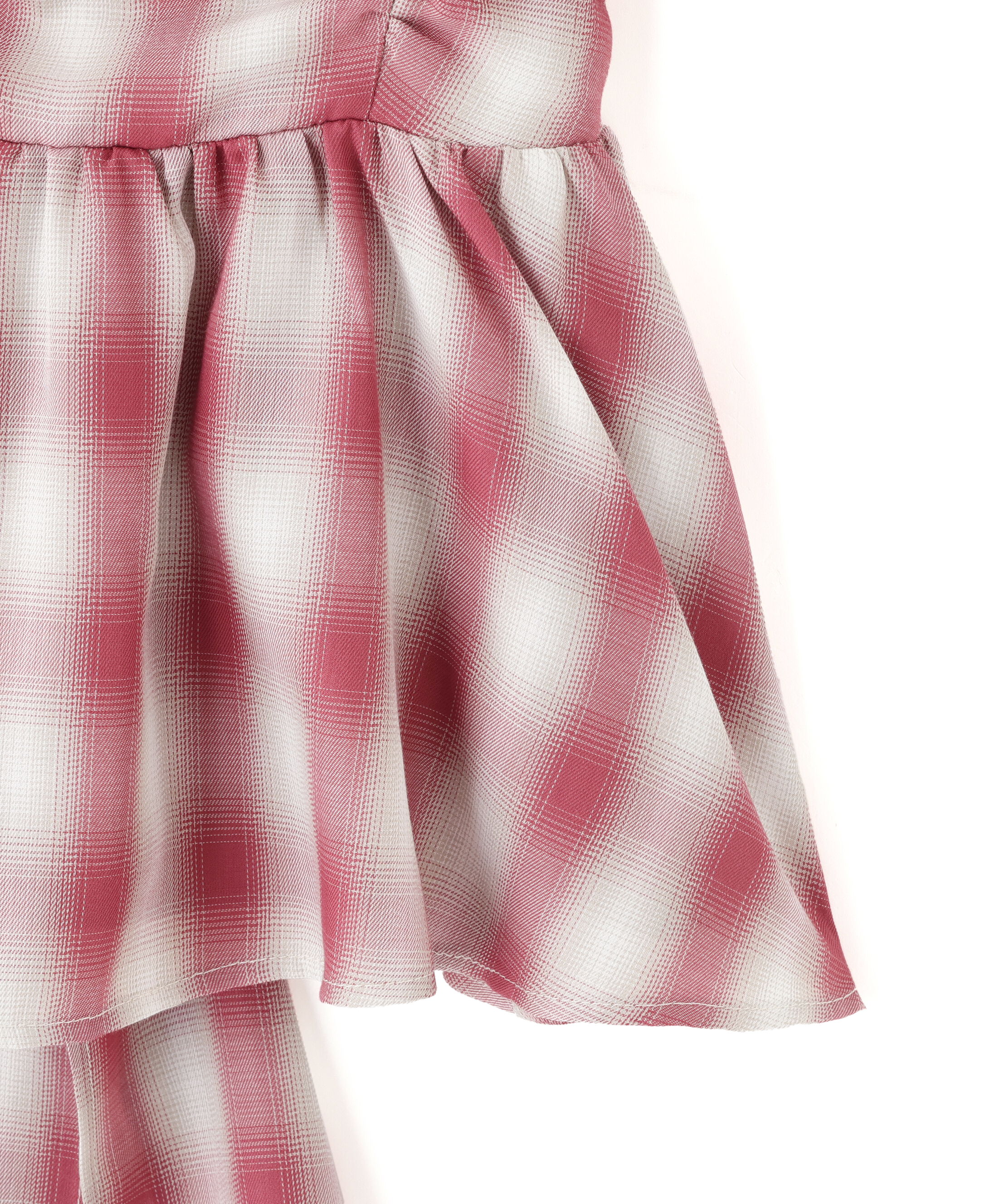  「オンブレーチェックシャーリングキャミ」|シャツ・ブラウス|