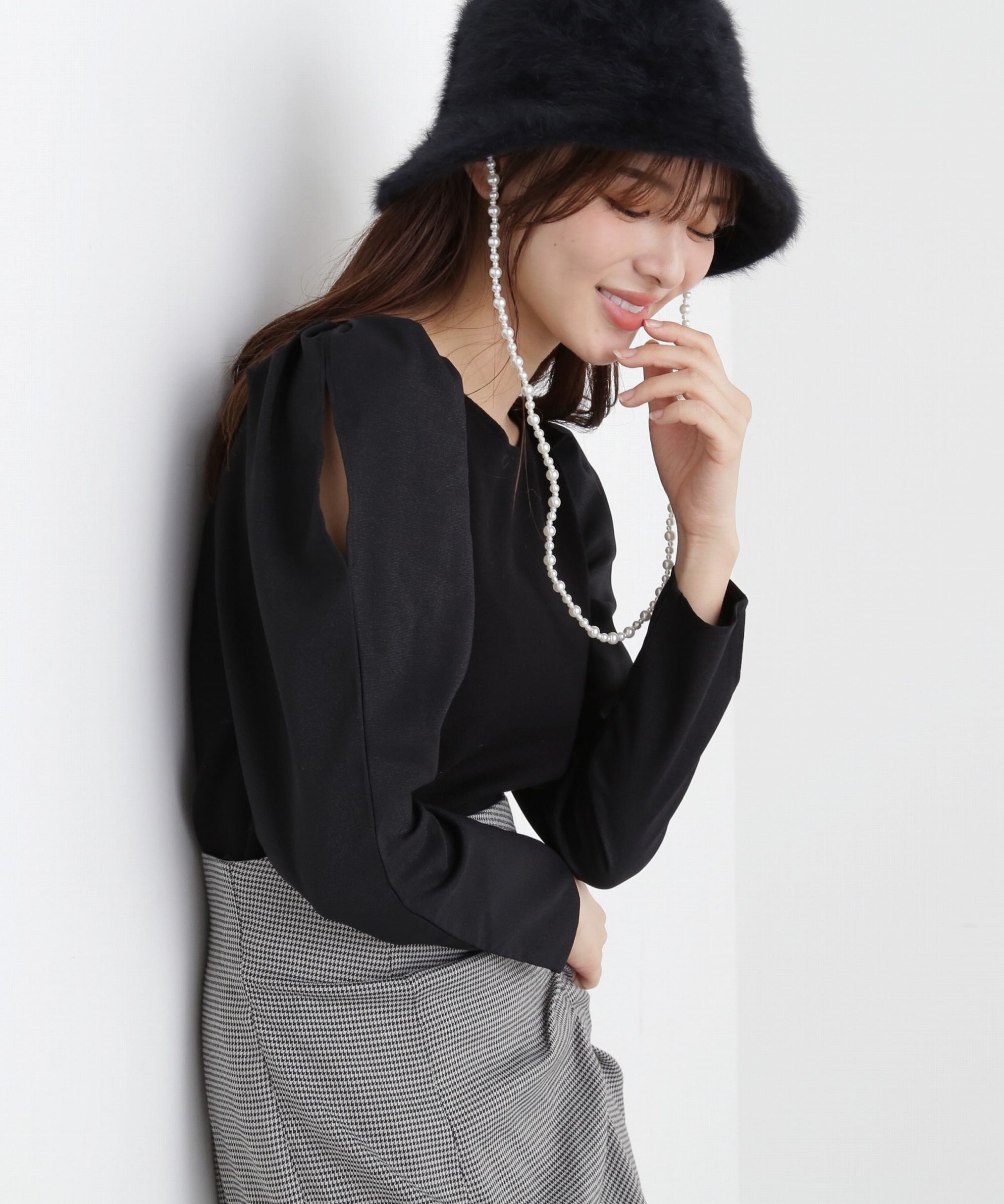 PROPORTION BODY DRESSING「スリットスリーブニット」|ニット・セーター|