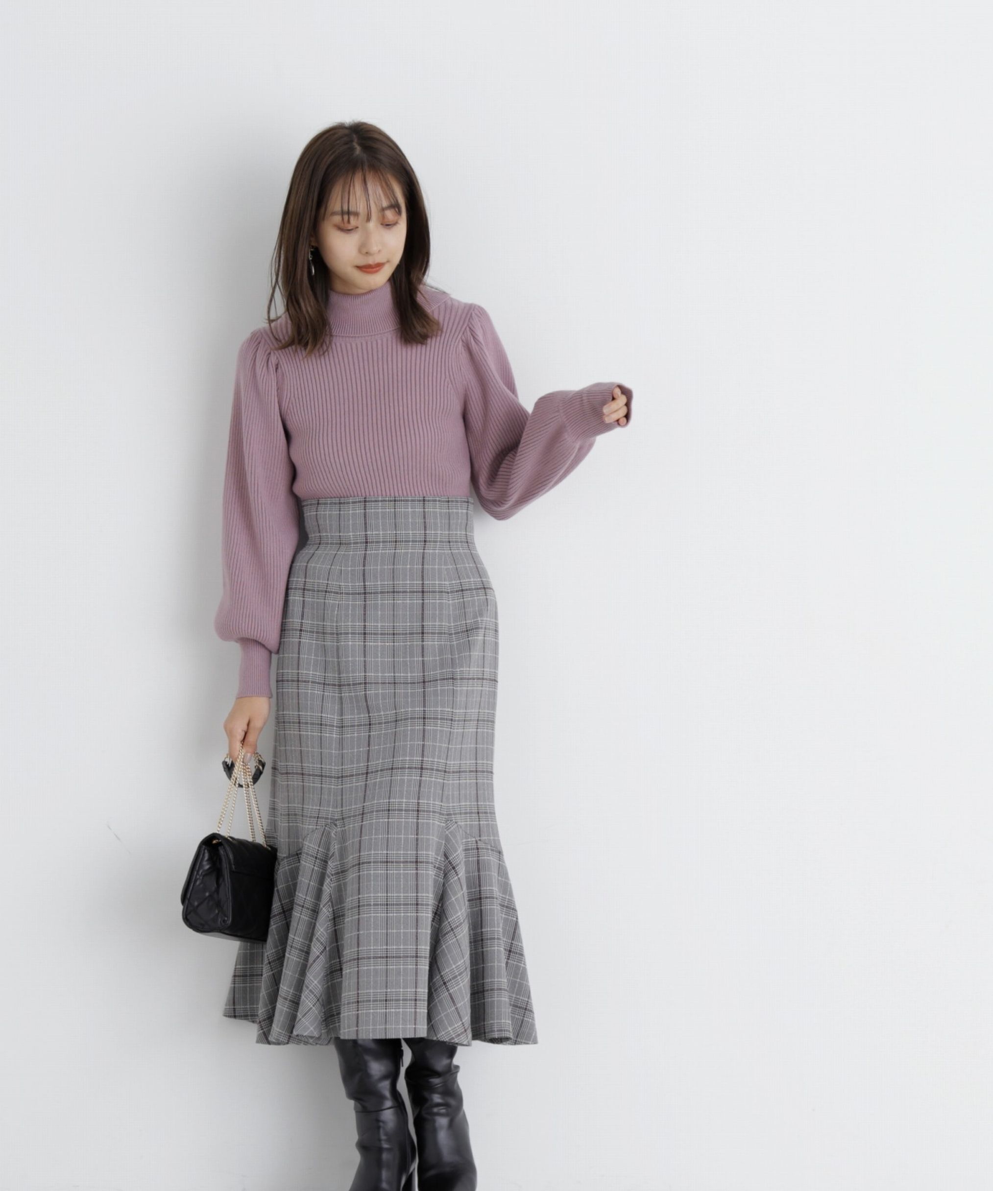 PROPORTION BODY DRESSING「サイド切り替えマーメイドスカート」|スカート|