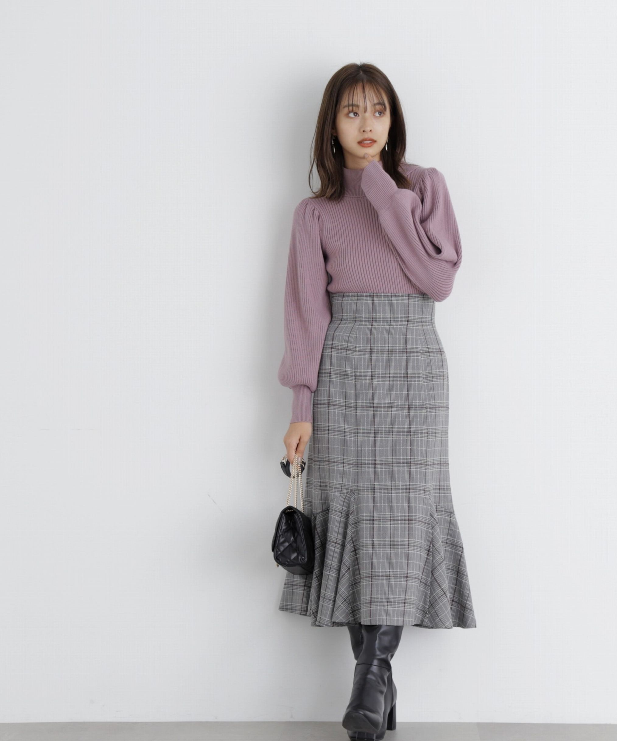 PROPORTION BODY DRESSING「サイド切り替えマーメイドスカート」|スカート|