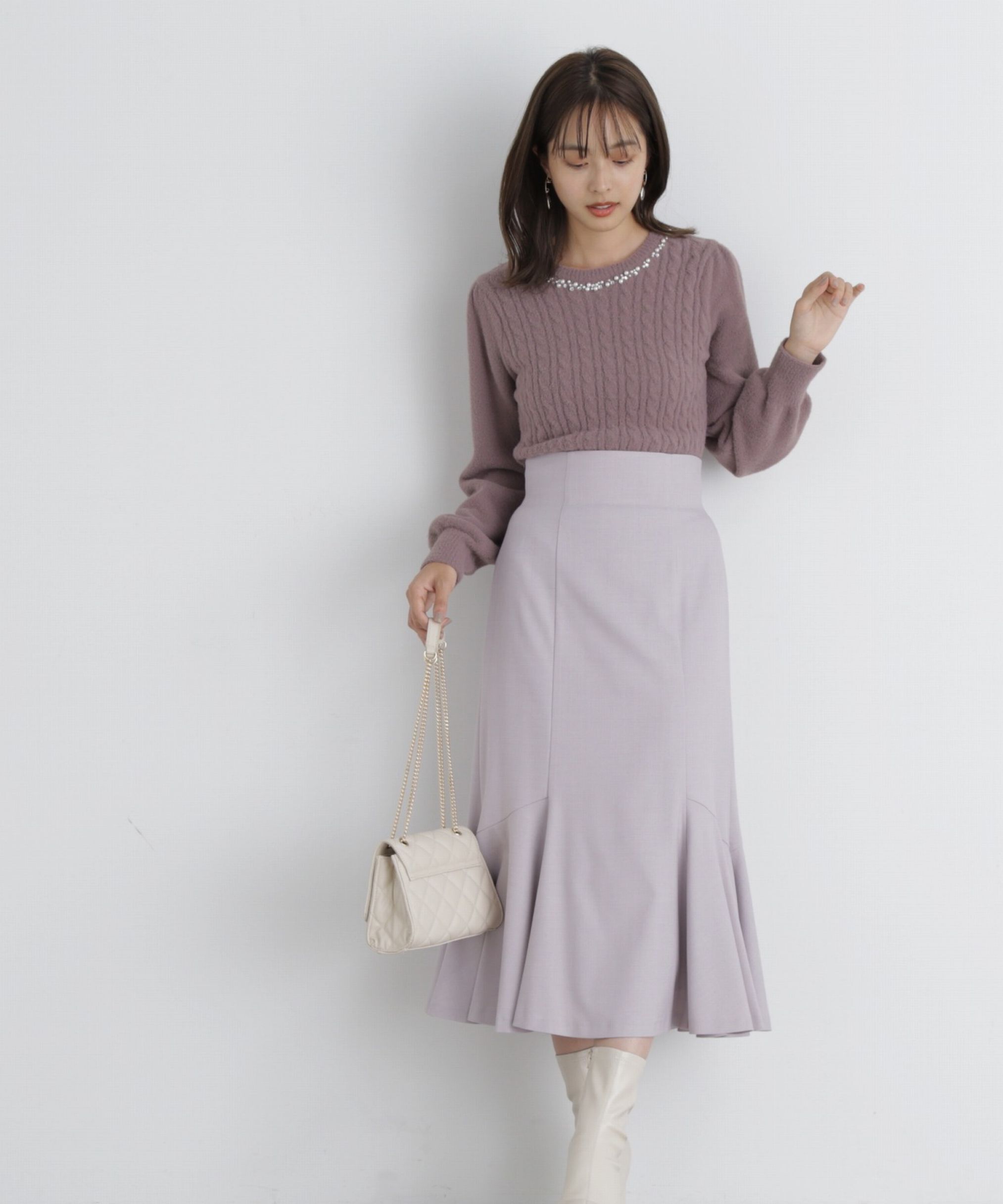 PROPORTION BODY DRESSING「サイド切り替えマーメイドスカート」|スカート|