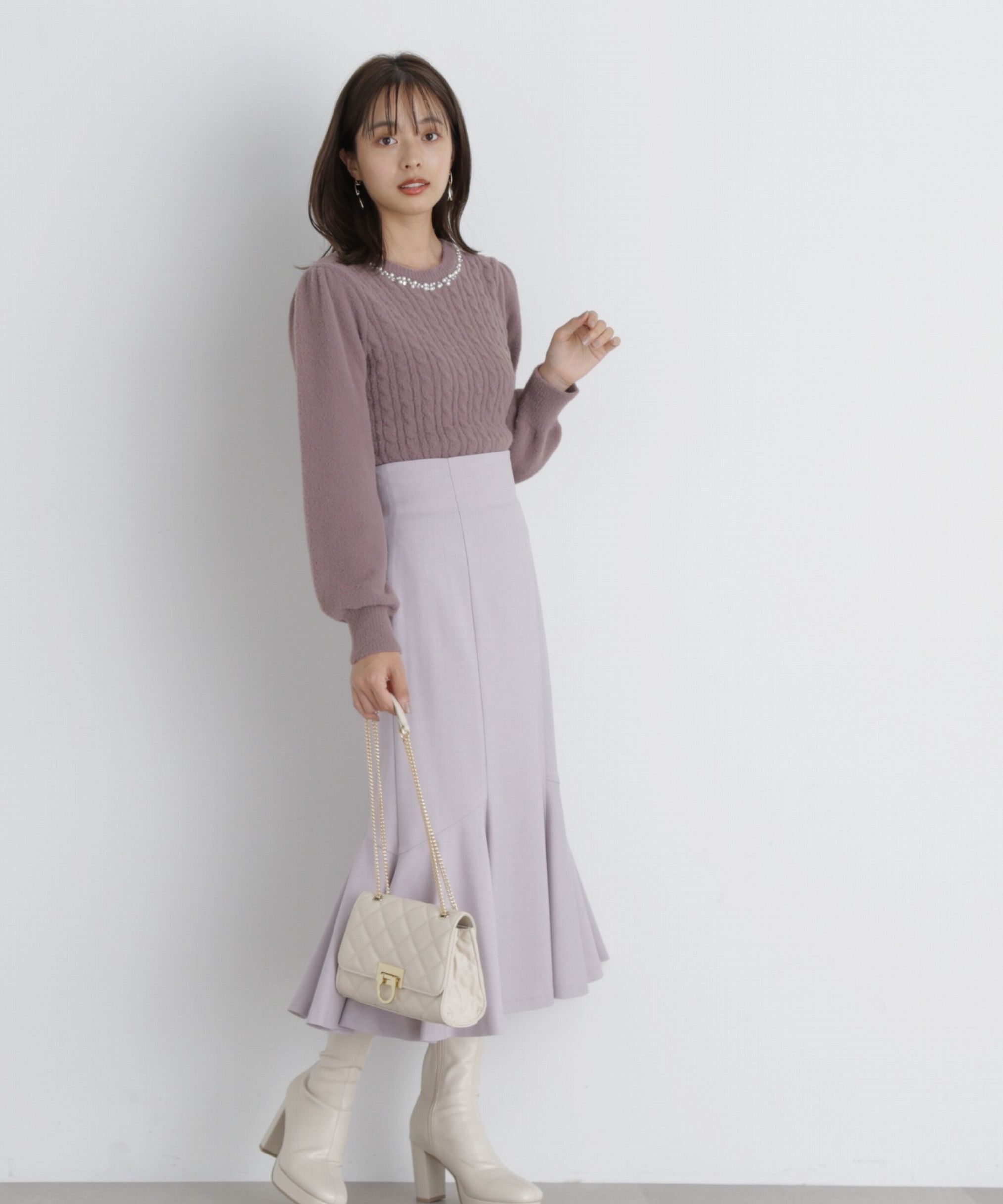 PROPORTION BODY DRESSING「サイド切り替えマーメイドスカート」|スカート|