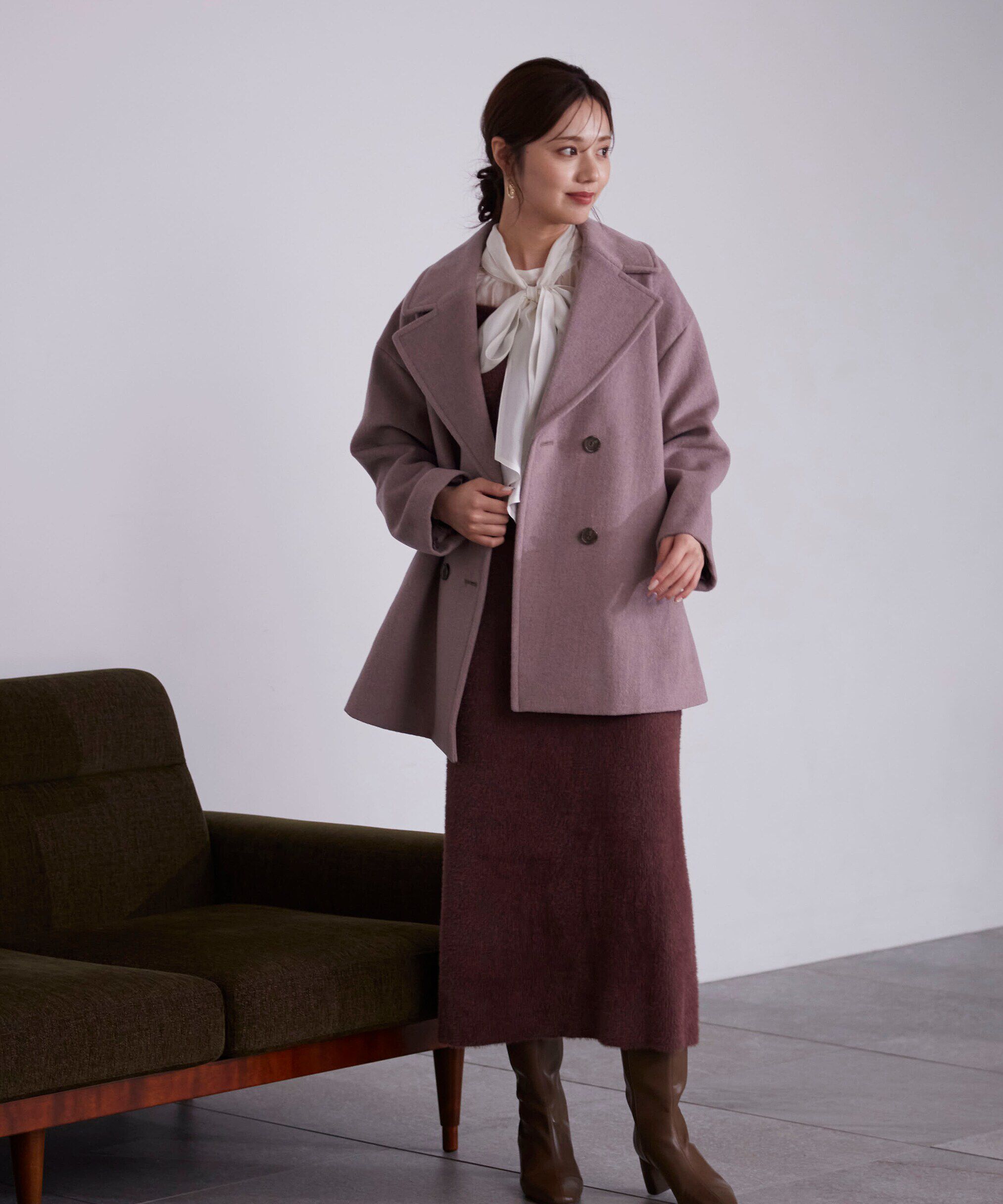 PROPORTION BODY DRESSING「Aラインミドルコート　24AW」|その他|