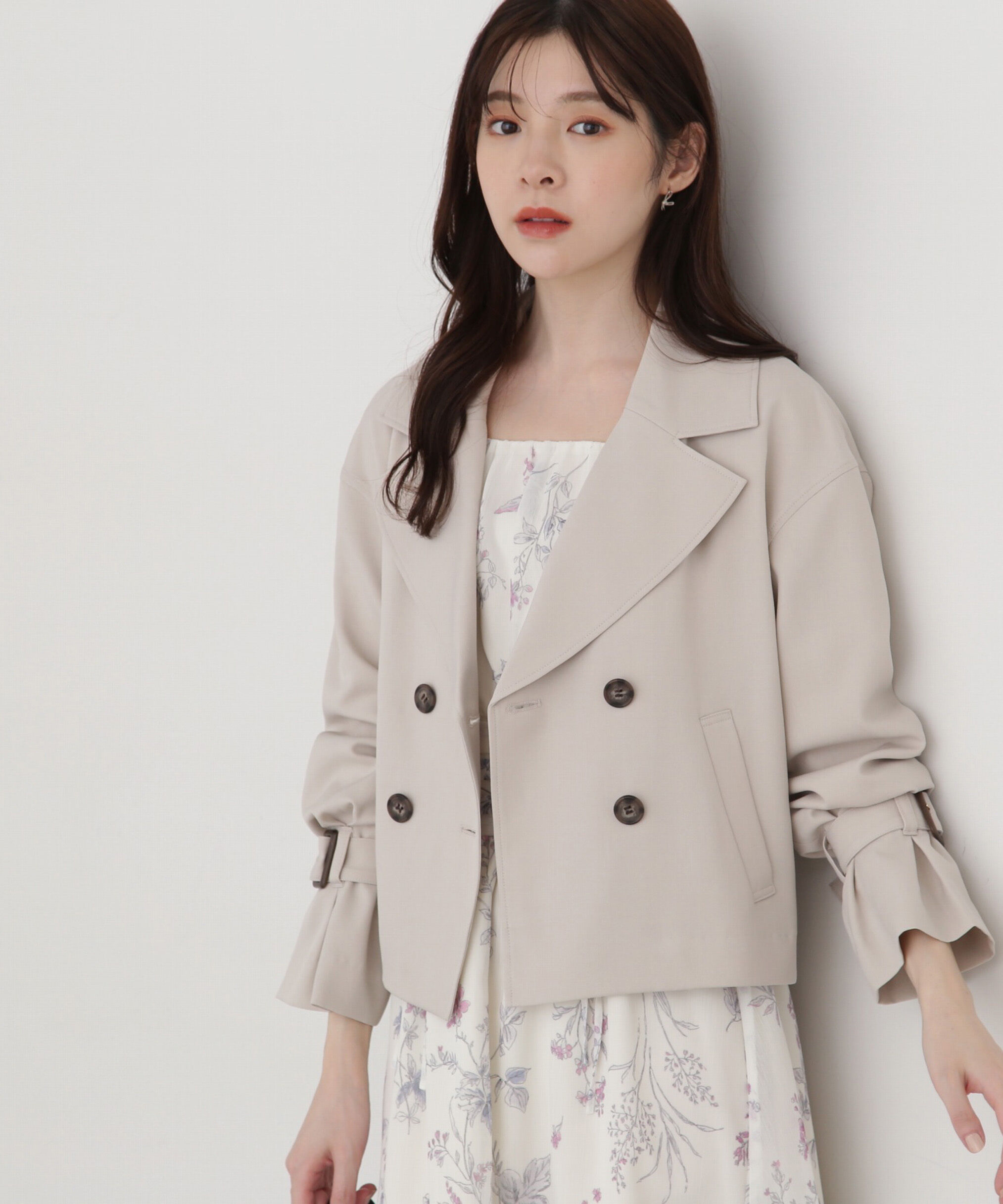 PROPORTION BODY DRESSING「ベーシックショートトレンチ」|ブルゾン・スタジャン|