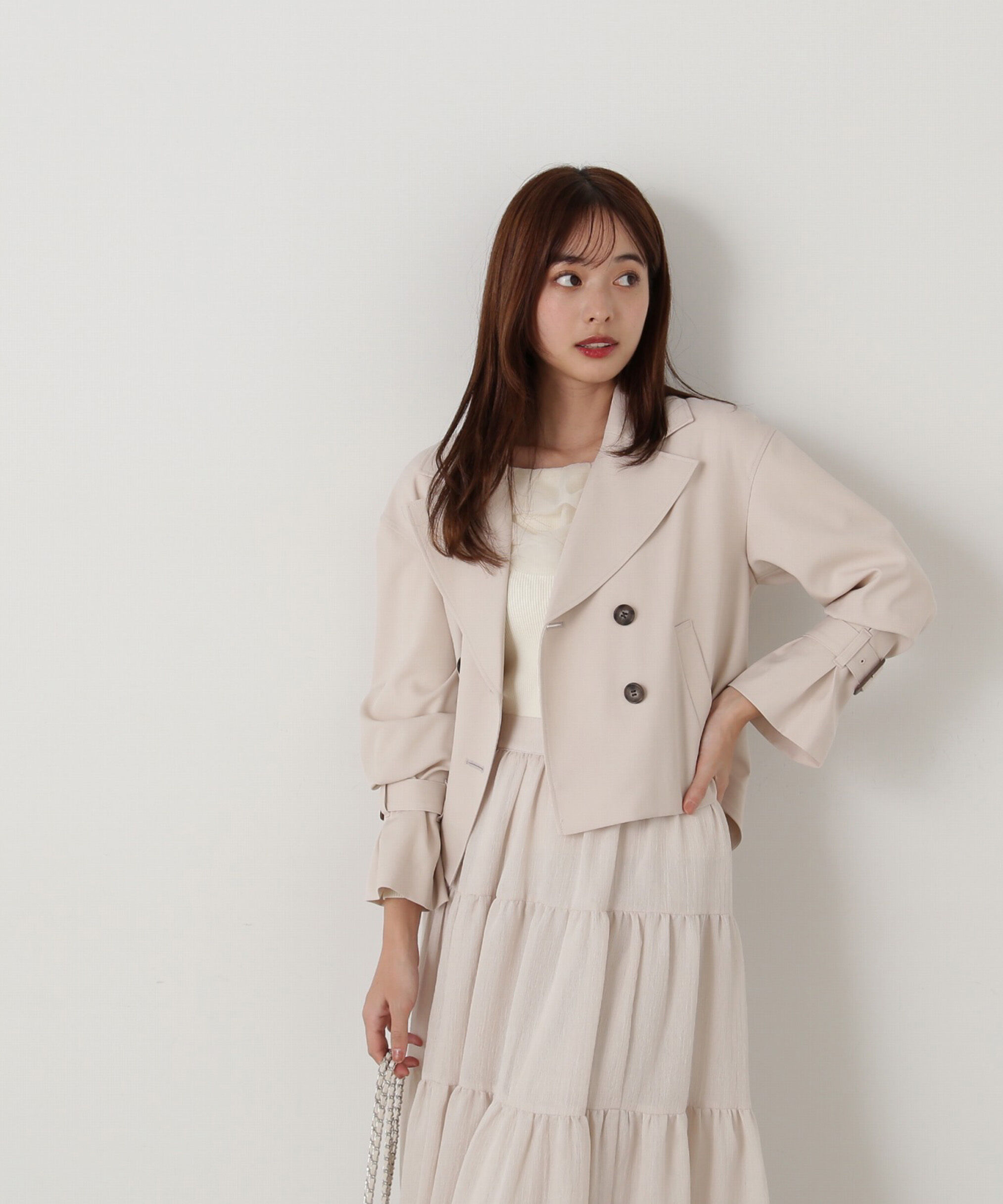 PROPORTION BODY DRESSING「ベーシックショートトレンチ」|ブルゾン・スタジャン|