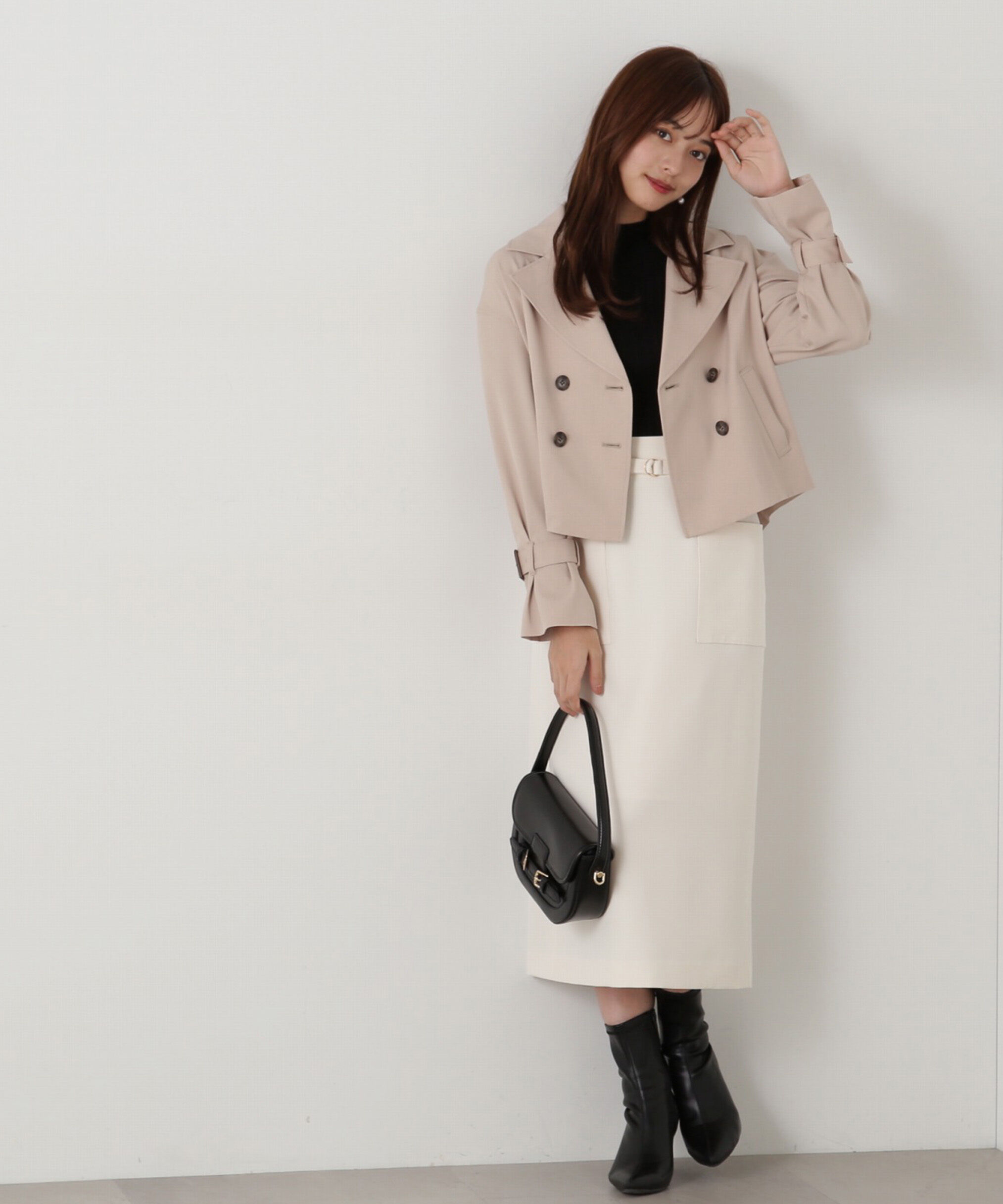 PROPORTION BODY DRESSING「ベーシックショートトレンチ」|ブルゾン・スタジャン|