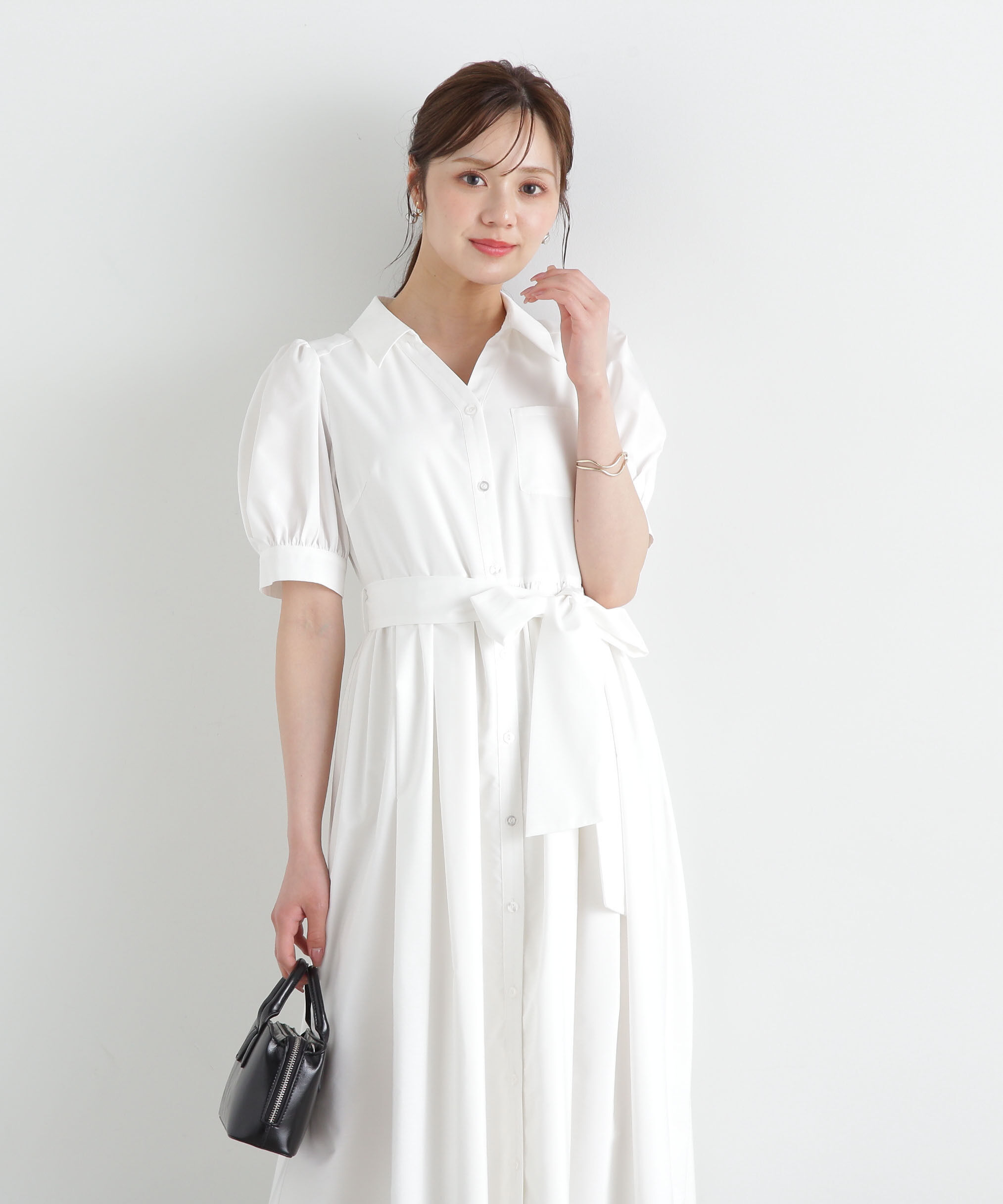 PROPORTION BODY DRESSING「エンブロイダリーシャツワンピース」|ワンピース|