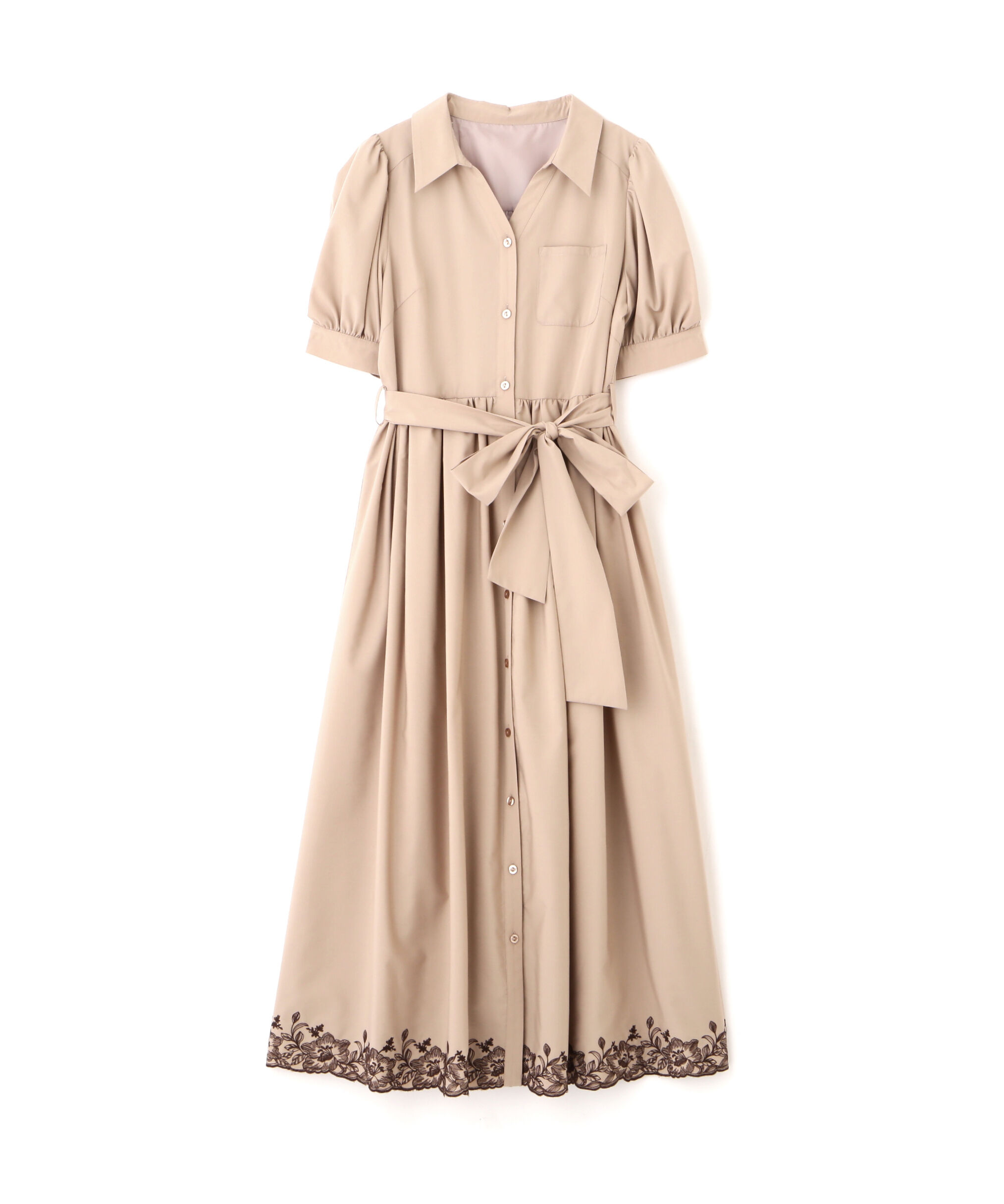 PROPORTION BODY DRESSING「エンブロイダリーシャツワンピース」|ワンピース|
