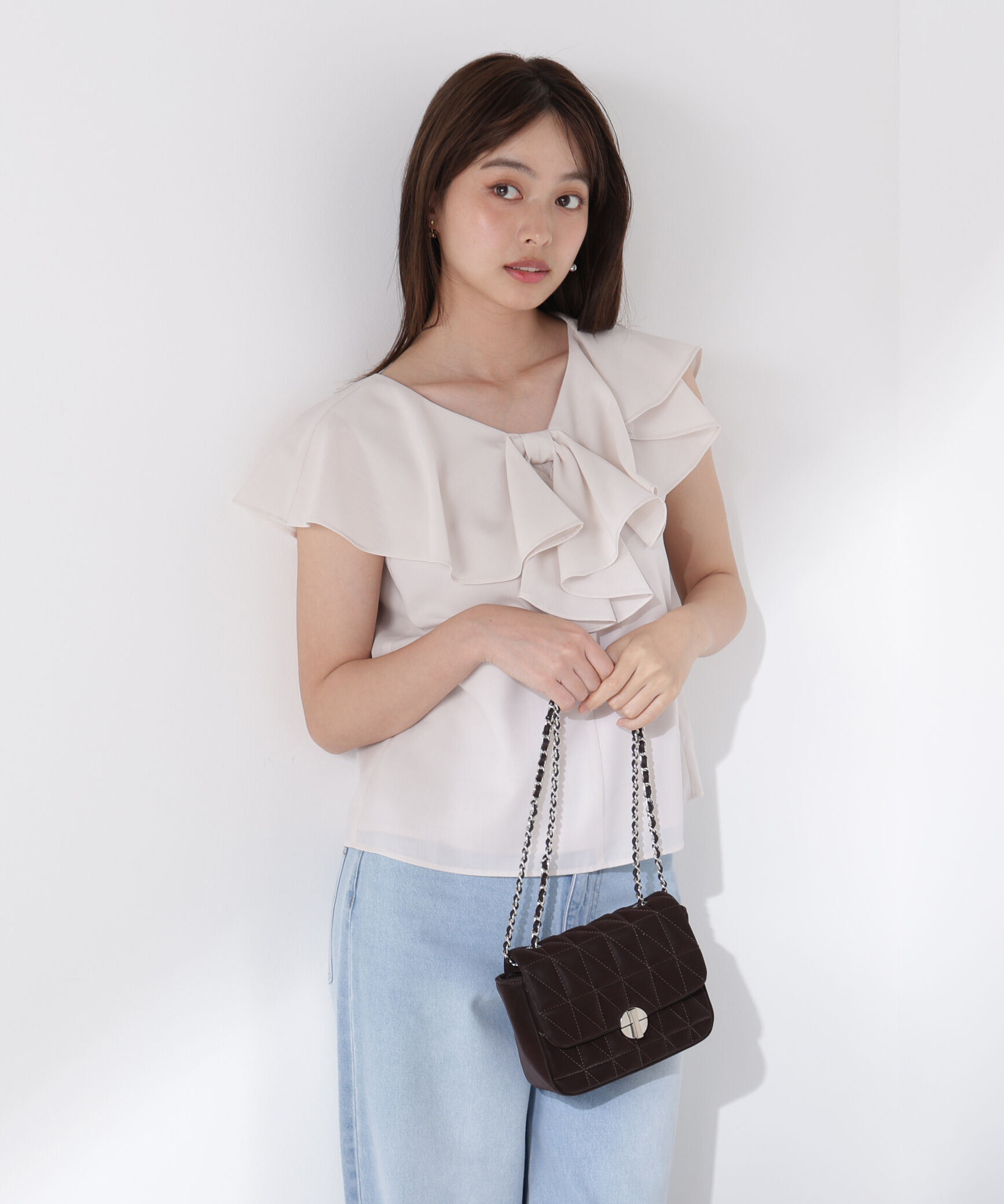 PROPORTION BODY DRESSING「リボン風ブラウス」|シャツ・ブラウス|