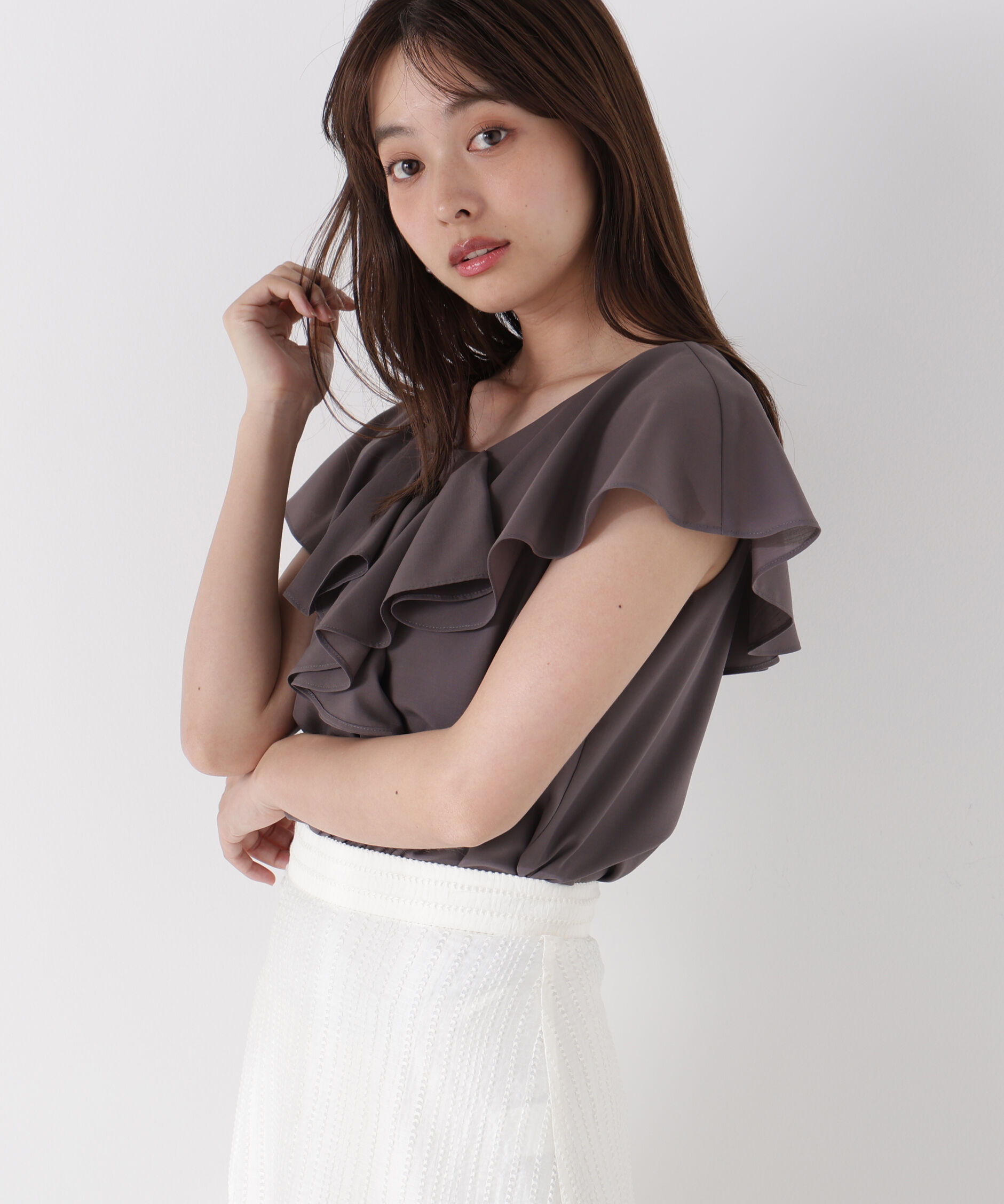 PROPORTION BODY DRESSING「リボン風ブラウス」|シャツ・ブラウス|