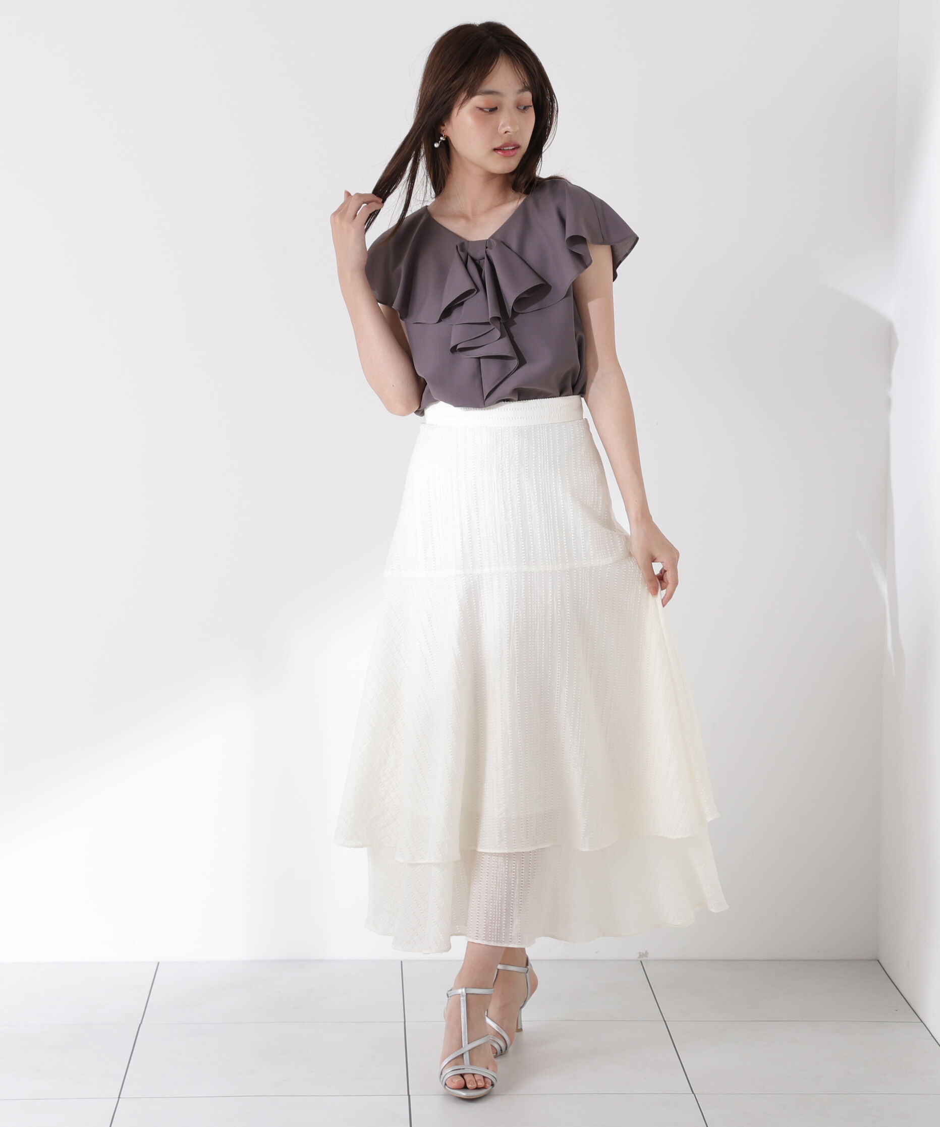 PROPORTION BODY DRESSING「リボン風ブラウス」|シャツ・ブラウス|