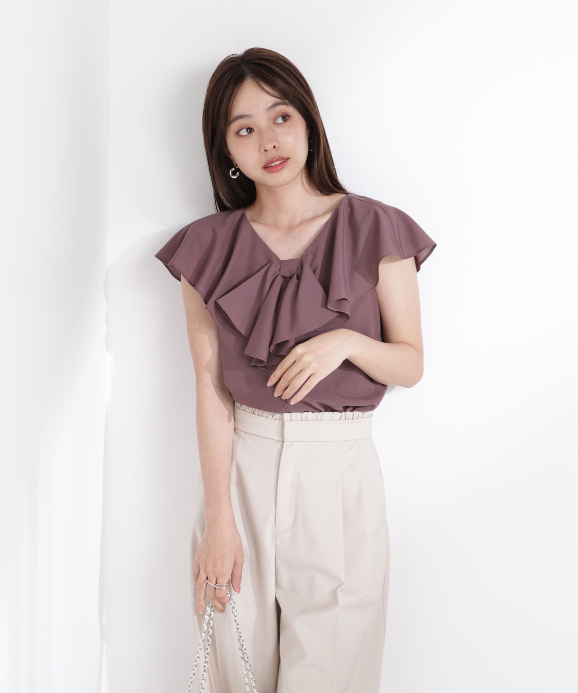 PROPORTION BODY DRESSING「リボン風ブラウス」|シャツ・ブラウス|