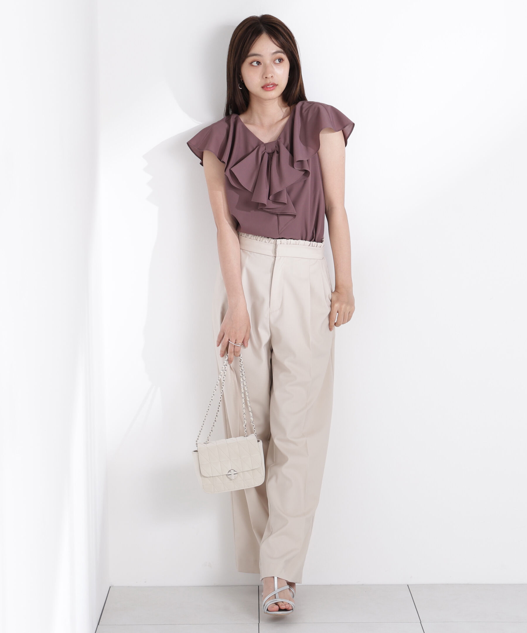 PROPORTION BODY DRESSING「リボン風ブラウス」|シャツ・ブラウス|